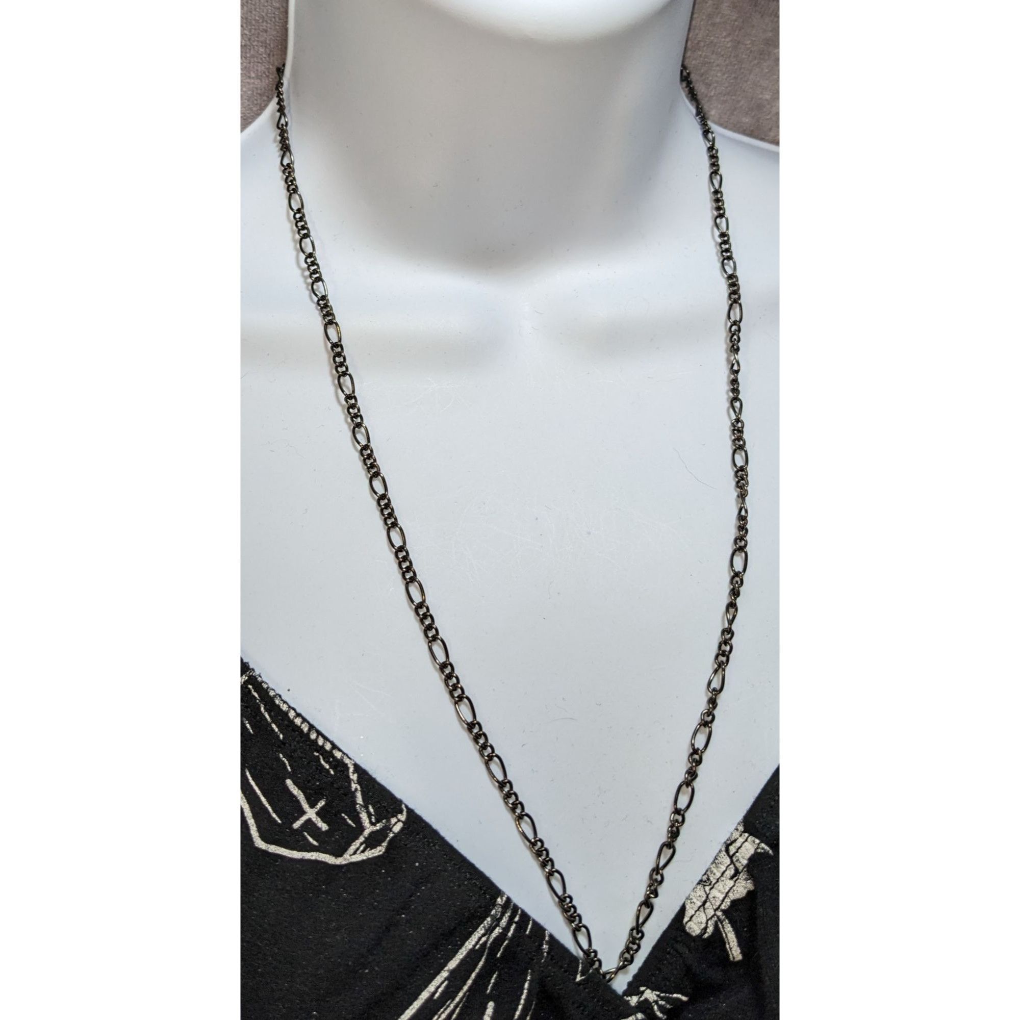 Other Simple Antique-Style Black Chain Necklace Size ONE SIZE - 4 Thumbnail
