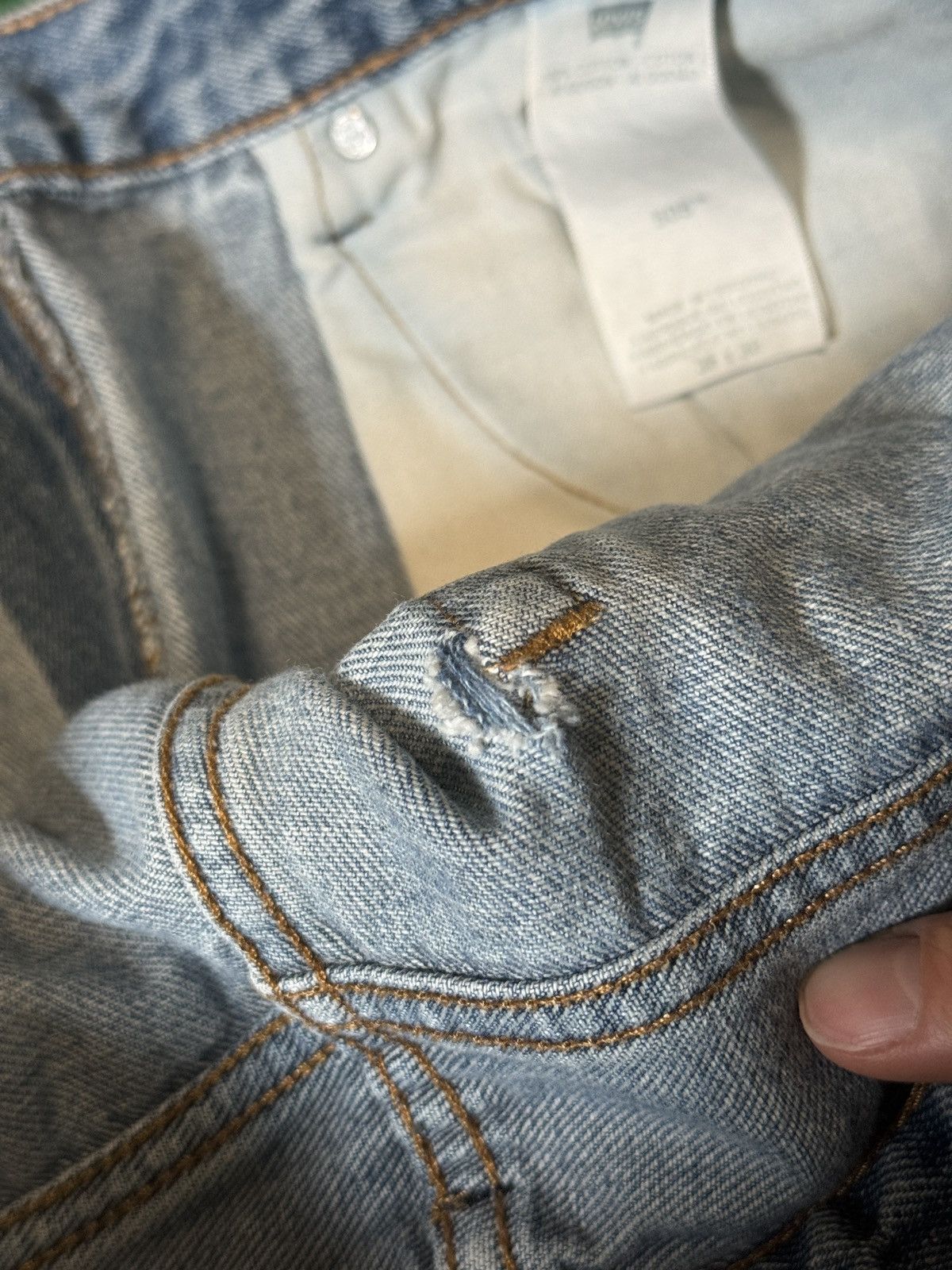 Levi's Y2k Levi’s 505 Perfect Wash Regular Fit Denim Jeans Size US 36 / EU 52 - 13 Thumbnail