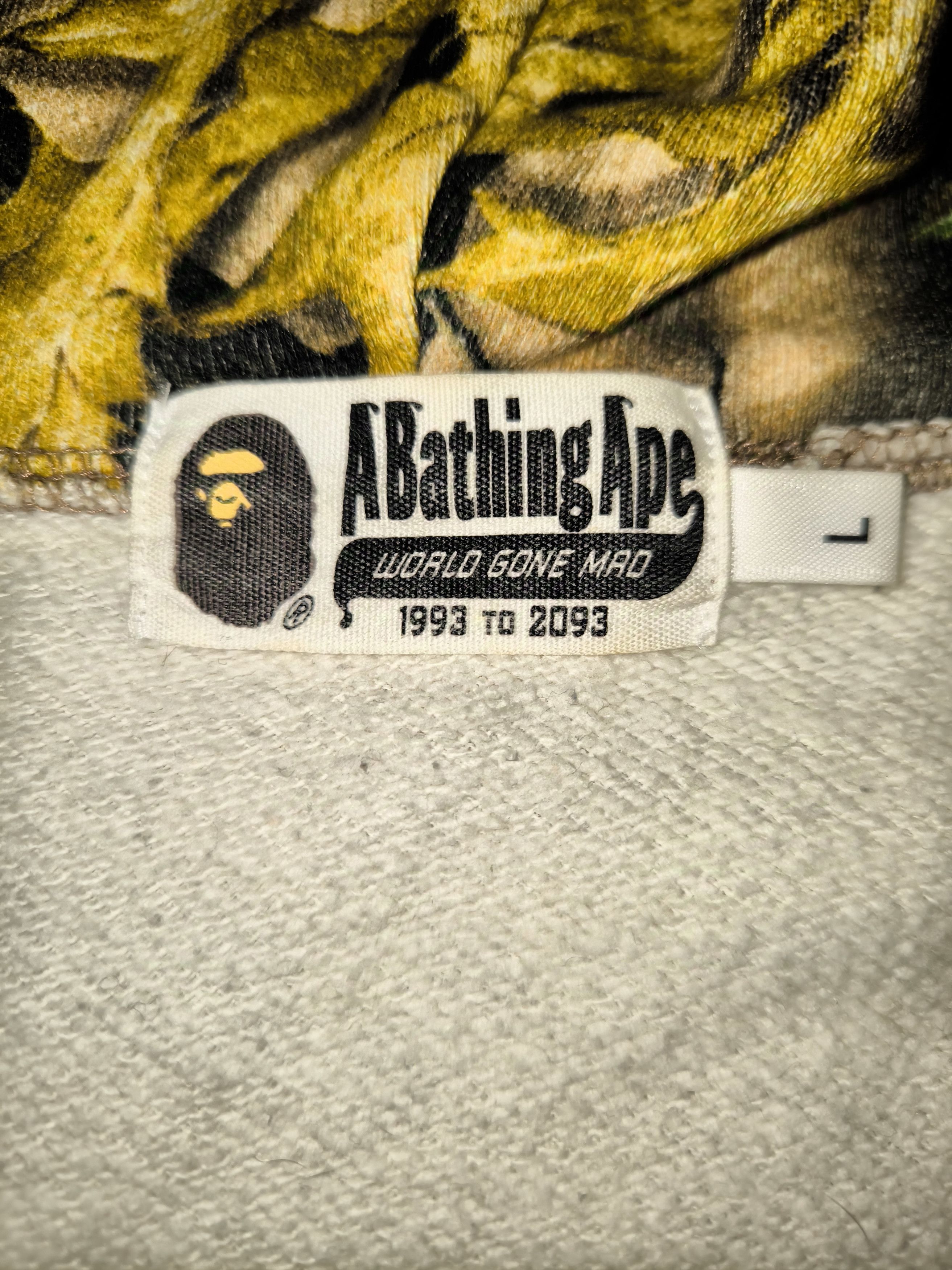 Bape Forest Camo Wide Full-Zip Hoodie Size US L / EU 52-54 / 3 - 8 Thumbnail