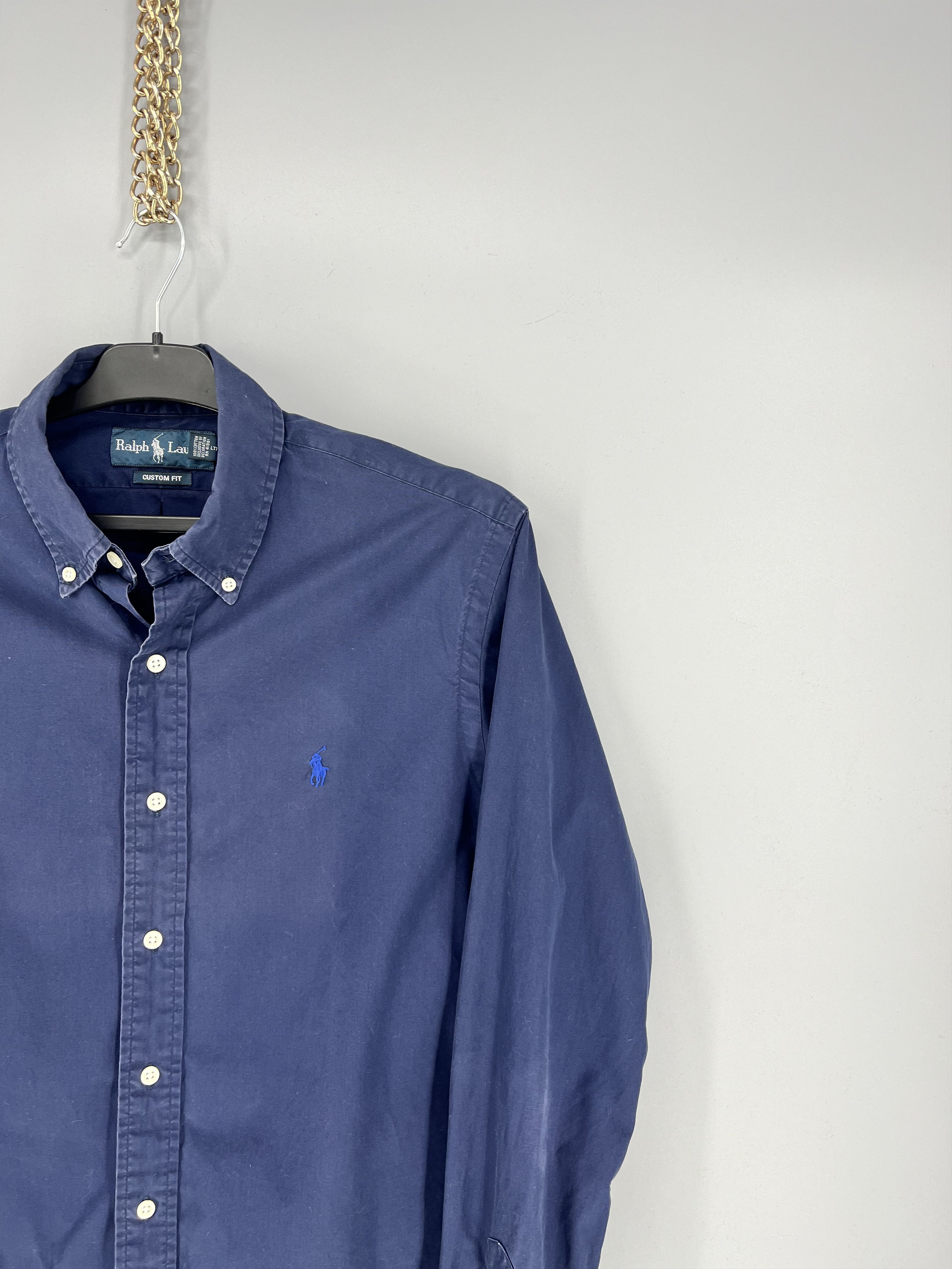 Polo Ralph Lauren Vintage Navy Shirt Polo Ralph Lauren Size M Rare Size US M / EU 48-50 / 2 - 5 Thumbnail