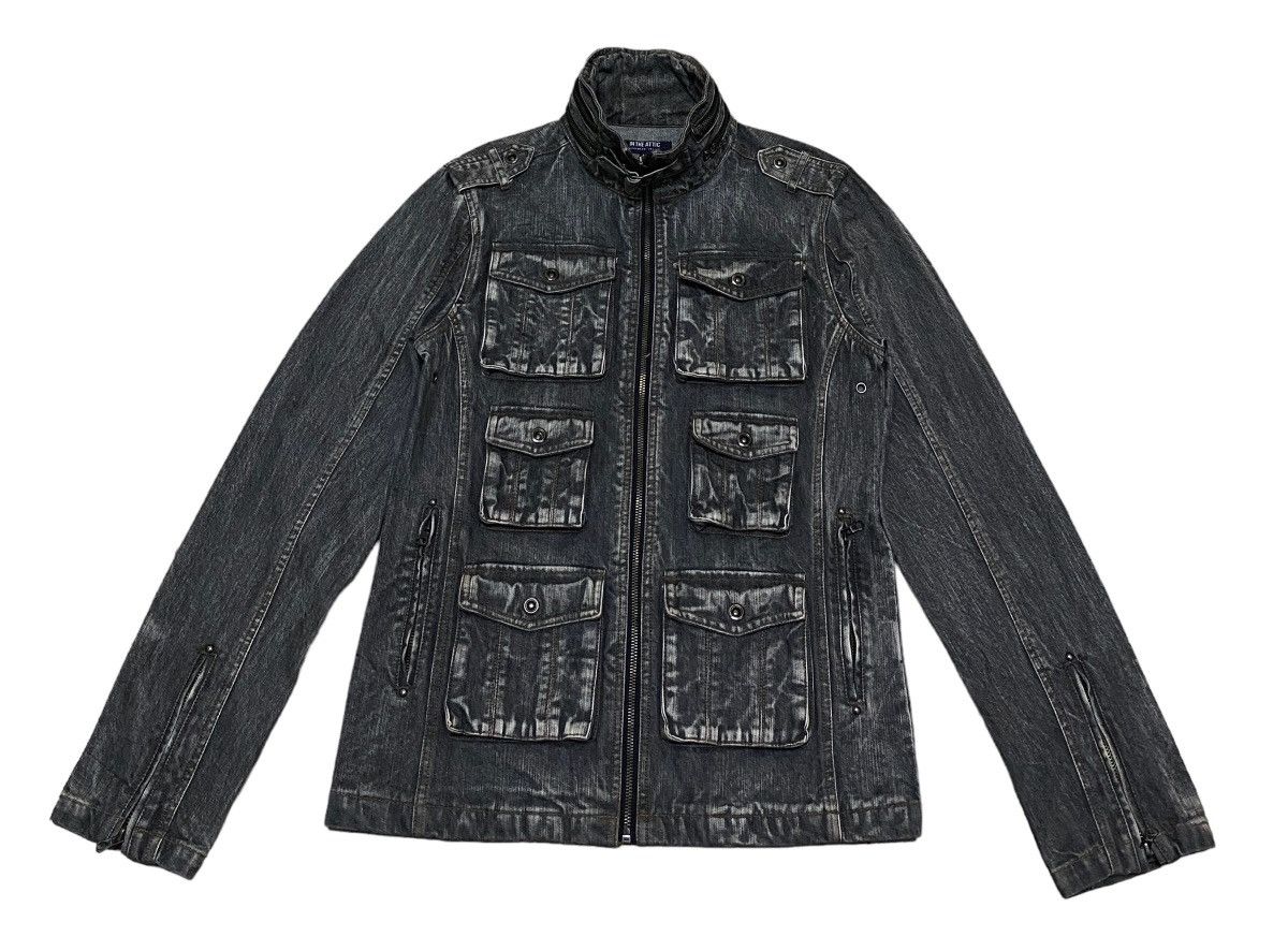 image of If Six Was Nine x In The Attic Design Vintage Brand In The Attic Tactical Jacket 1990S in Denim (Si