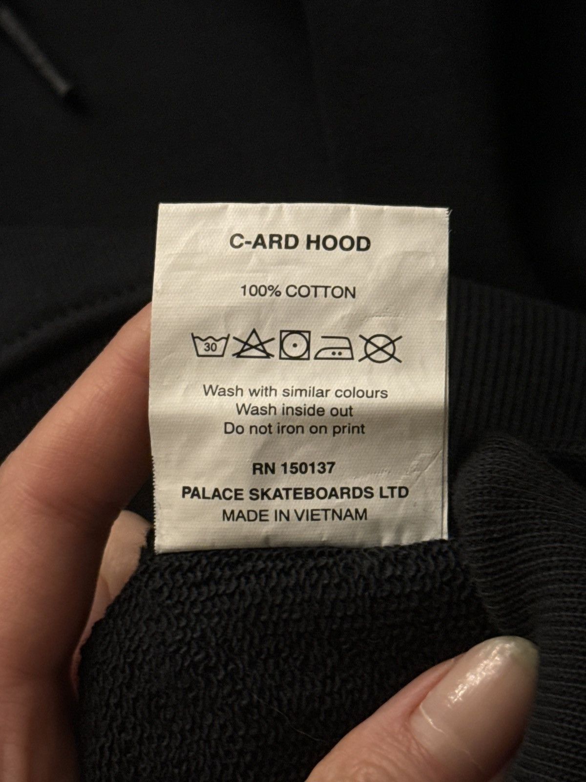 Palace Palace Black Hoodie Size US L / EU 52-54 / 3 - 3 Thumbnail