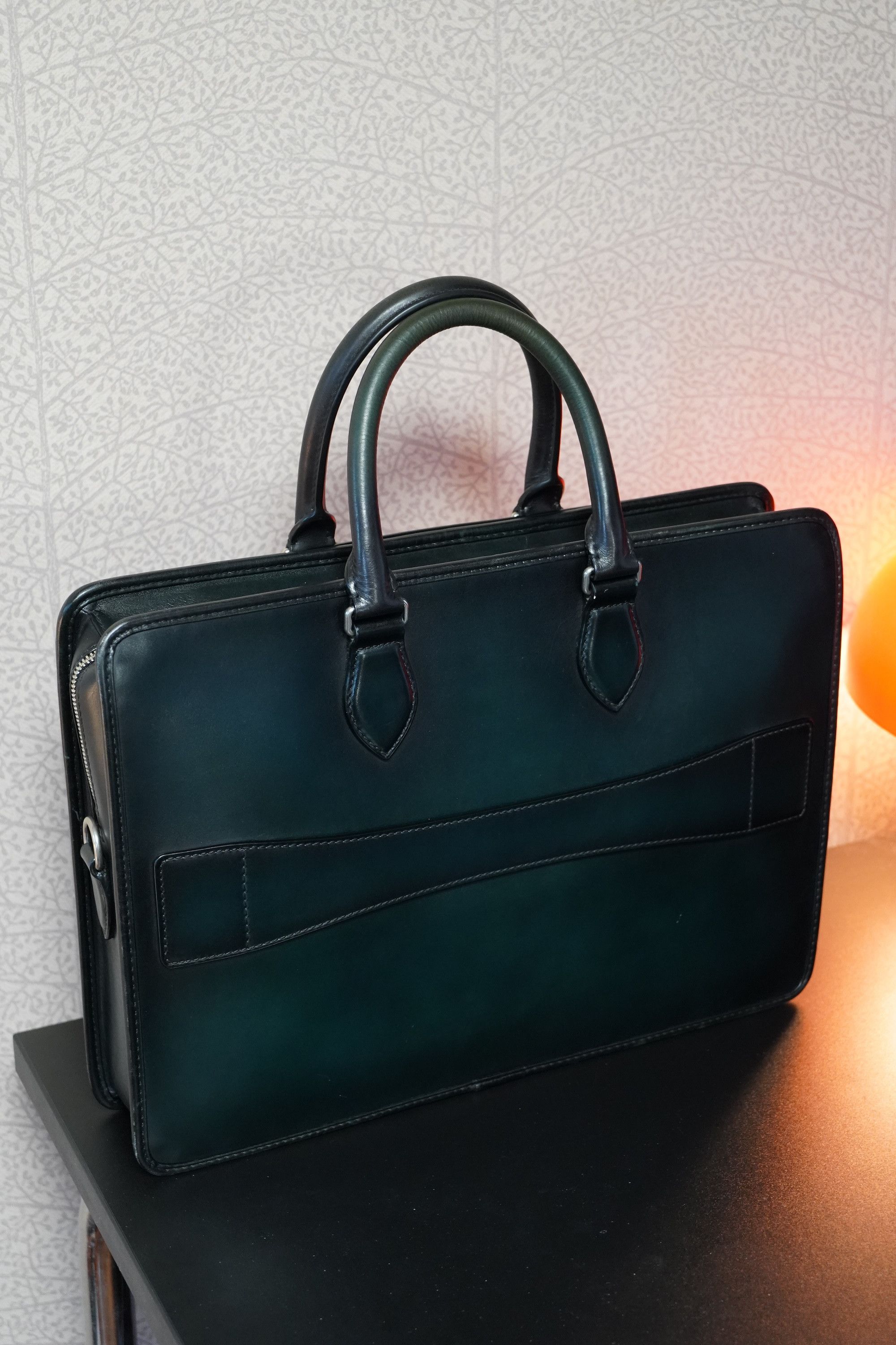 Berluti Berluti Un Jour Neo Scritto Venezia Leather Briefcase Size ONE SIZE - 5 Thumbnail