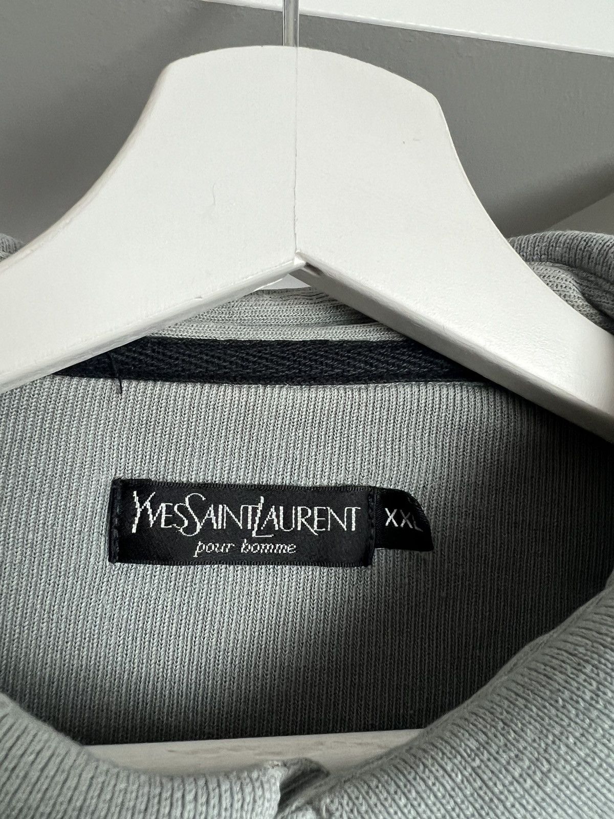 Designer × Vintage × Yves Saint Laurent Vintage 90s Yves Saint Laurent polo sweatshirt XXL designer Size US XXL / EU 58 / 5 - 5 Thumbnail