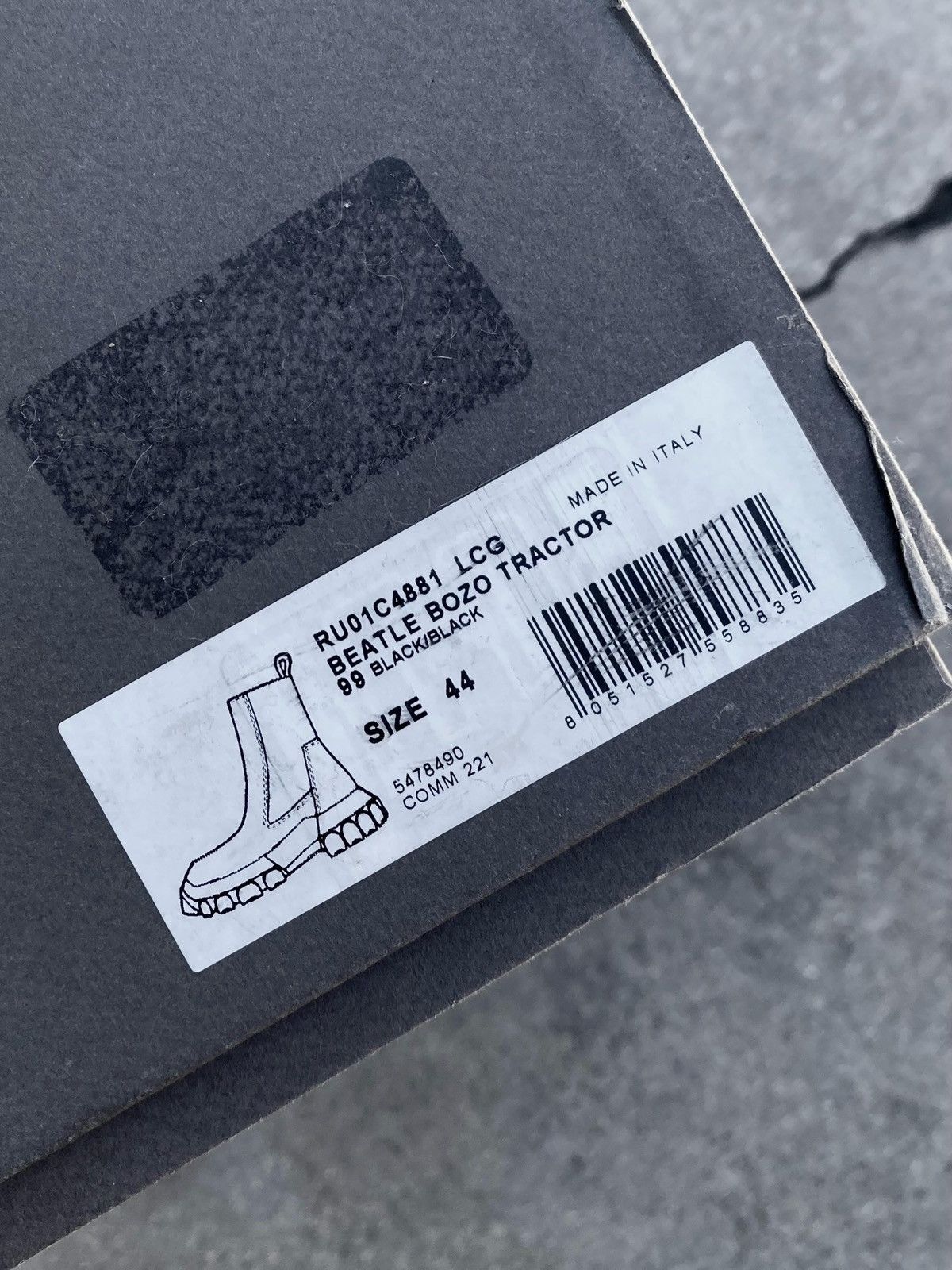 Rick Owens RICK OWENS BOZO TRACTOR BOOTS Size US 11 / EU 44 - 7 Thumbnail
