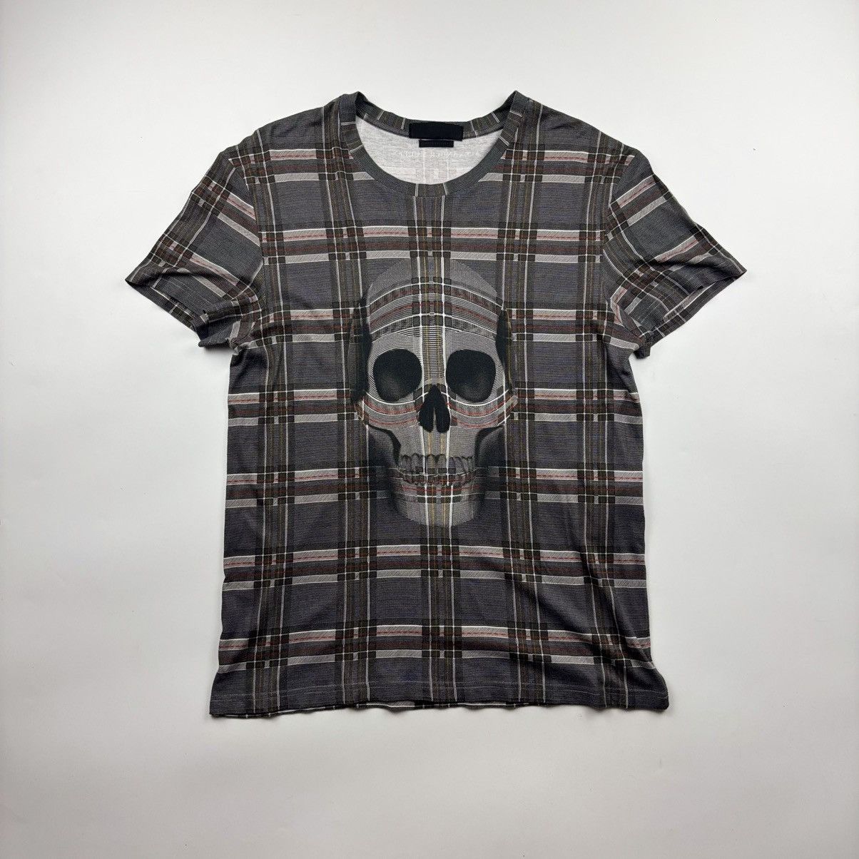 Alexander McQueen Alexander McQueen Skull Print Checked Shirt Size US XS / EU 42 / 0 - 1 Thumbnail