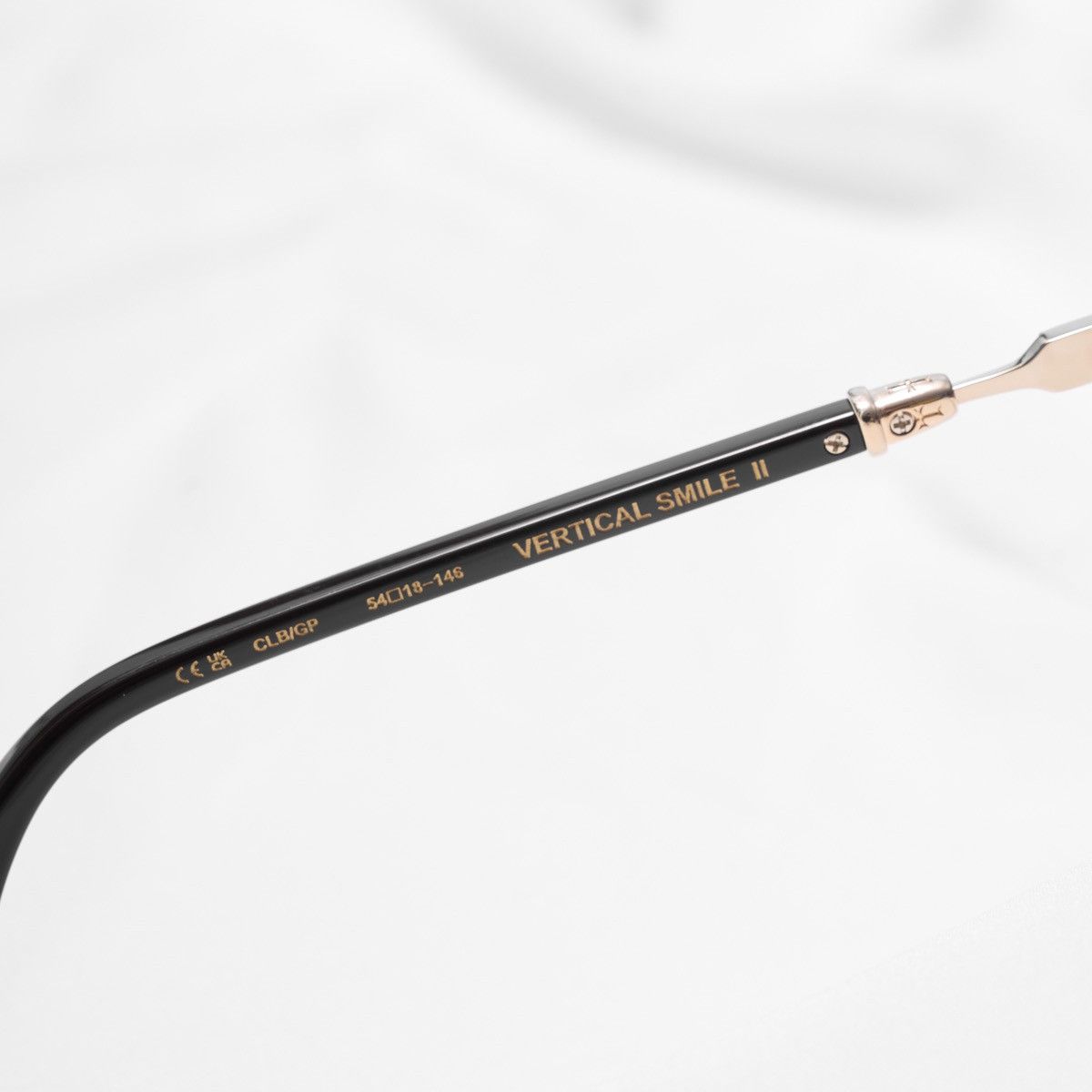 Chrome Hearts CHROME HEARTS VERTICAL SMILE II CLASSIC BROWN - GOLD PLATED GLASSES Size ONE SIZE - 5 Thumbnail