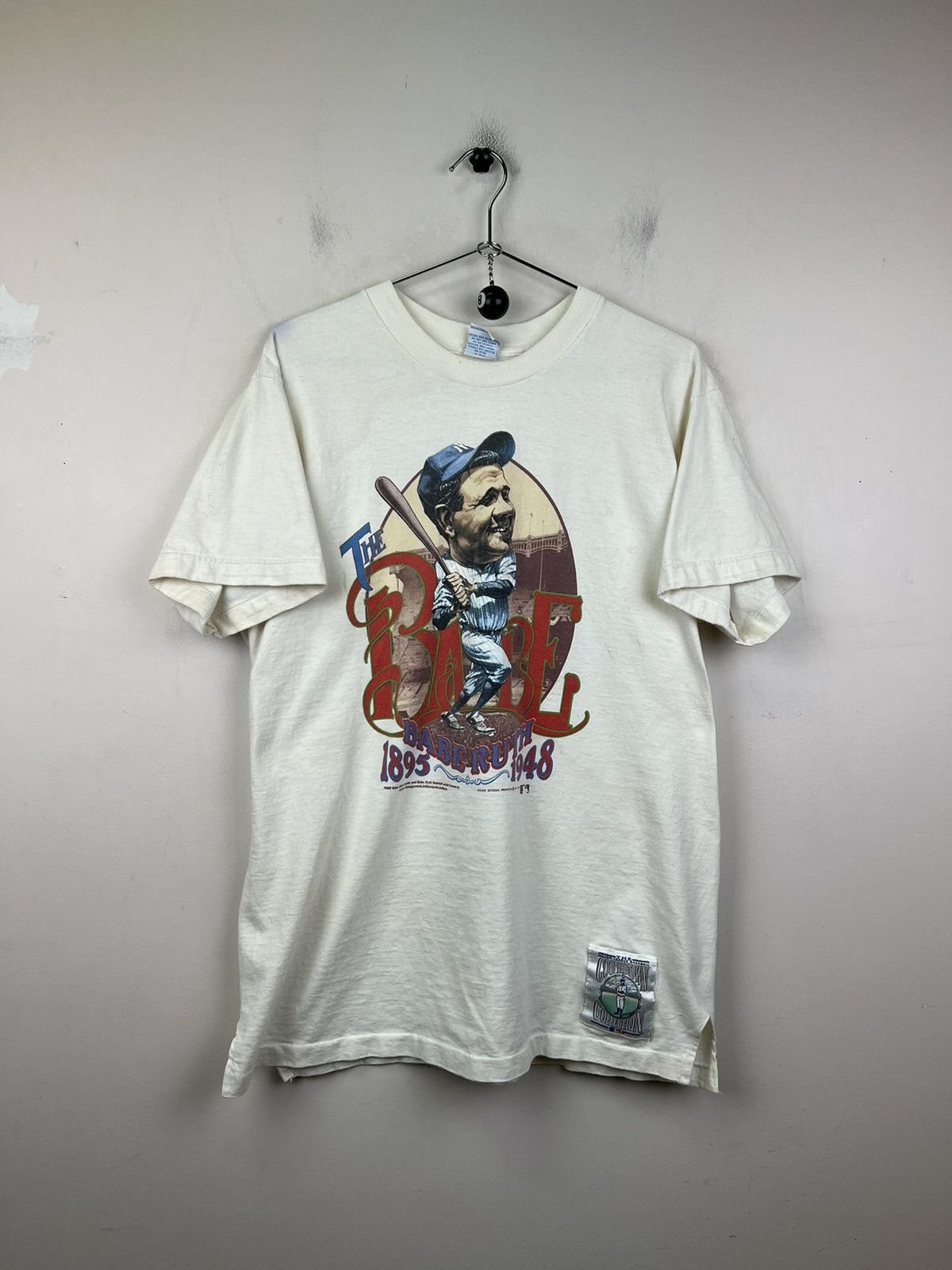 MLB Vintage Rare 1989 Babe Ruth Salem Sportswear Tee Size US XL / EU 56 / 4 - 1 Thumbnail