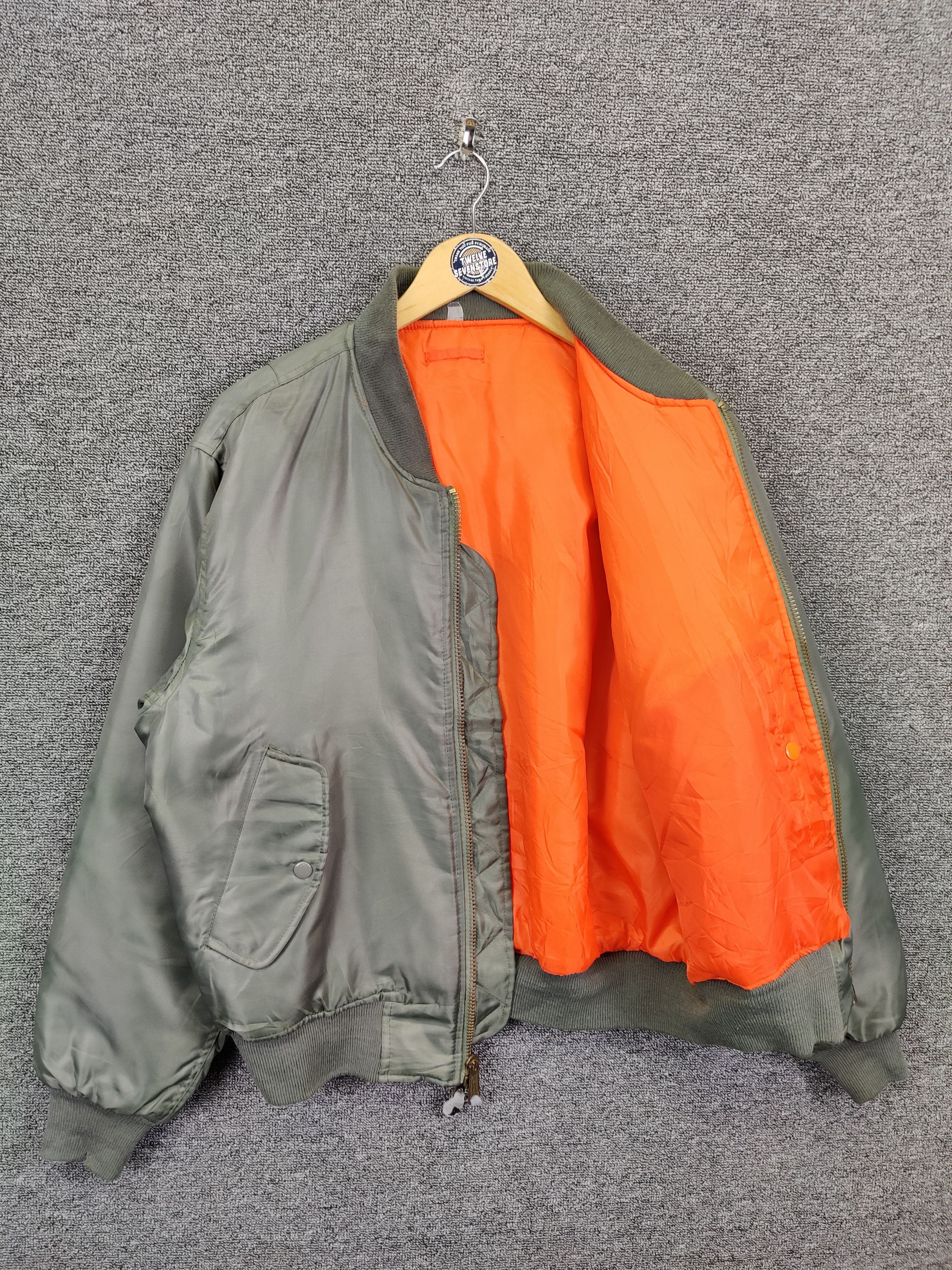 Japanese Brand Vintage Rothco Military MA-1 Flight Bomber Jacket Size US L / EU 52-54 / 3 - 7 Thumbnail