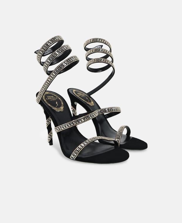 Rene Caovilla Margot Sandals with calf lacing Size US 5 / IT 35 - 1 Thumbnail