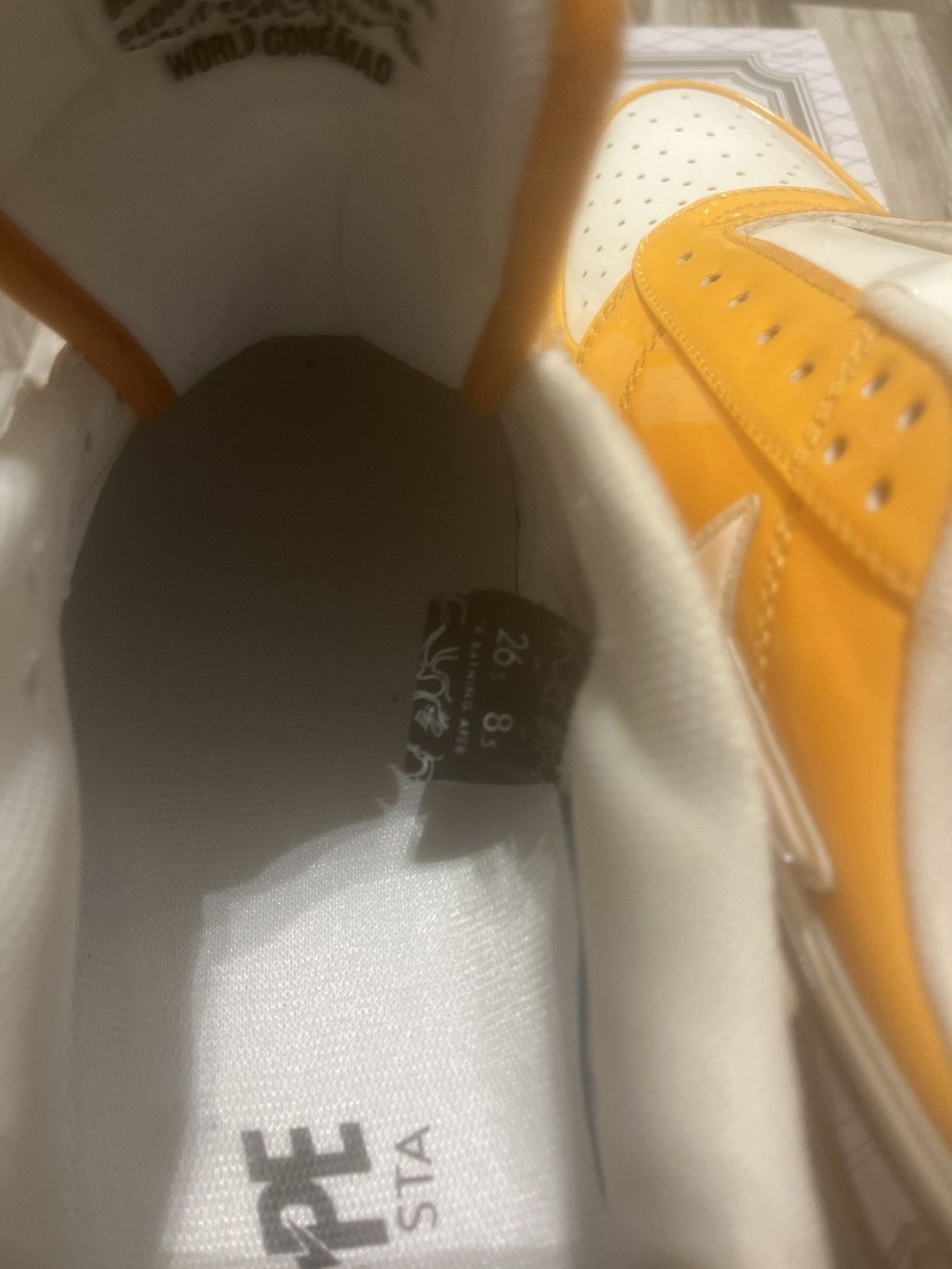 Bape Orange Shark face BAPE STA Size US 8.5 / EU 41-42 - 7 Thumbnail