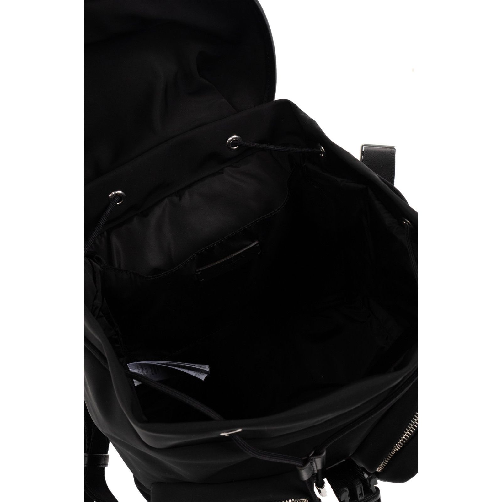 Moncler MONCLER Applique Black Nylon Backpack New Size ONE SIZE - 3 Thumbnail