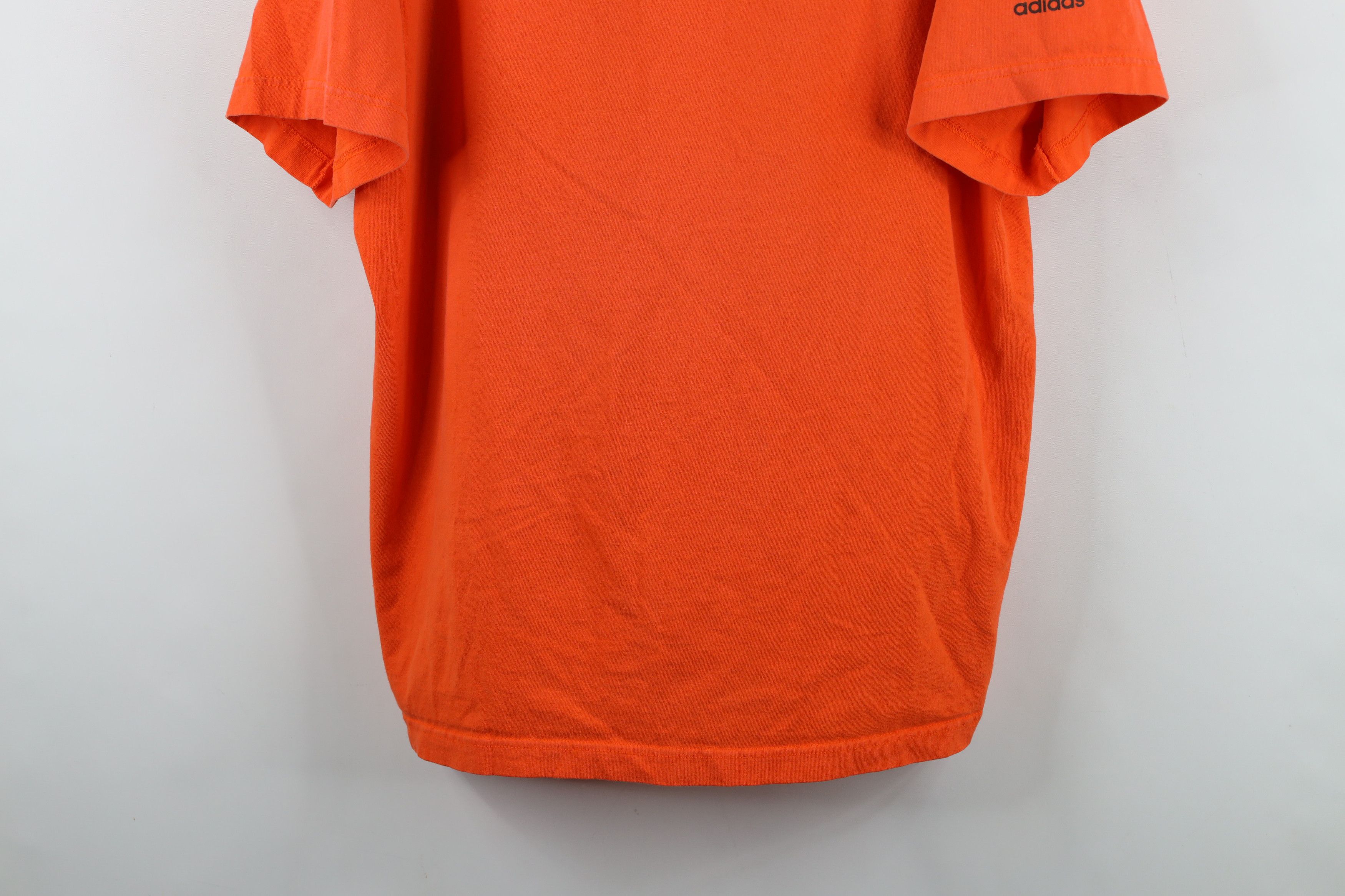 Adidas Vintage Y2K Adidas Spell Out Short Sleeve T-Shirt Orange Size US L / EU 52-54 / 3 - 3 Thumbnail