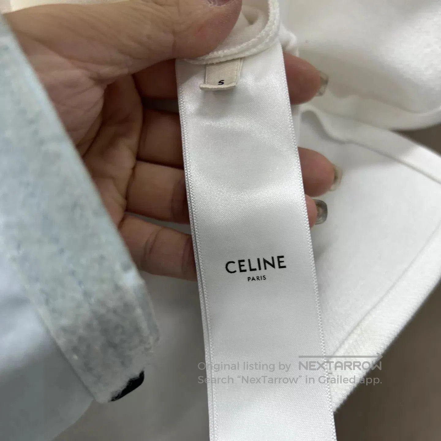 Celine White Short Sleeve Button. Size US S / EU 44-46 / 1 - 4 Thumbnail