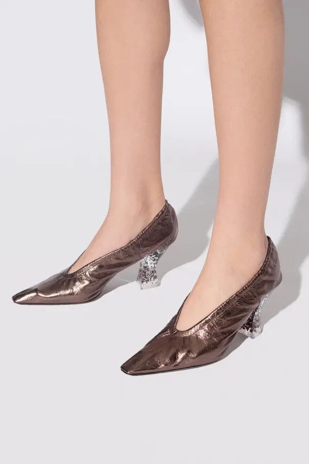 Bottega Veneta o1n1vont1124 Almond Pumps in Fondant Size US 6.5 / IT 36.5 - 2 Thumbnail