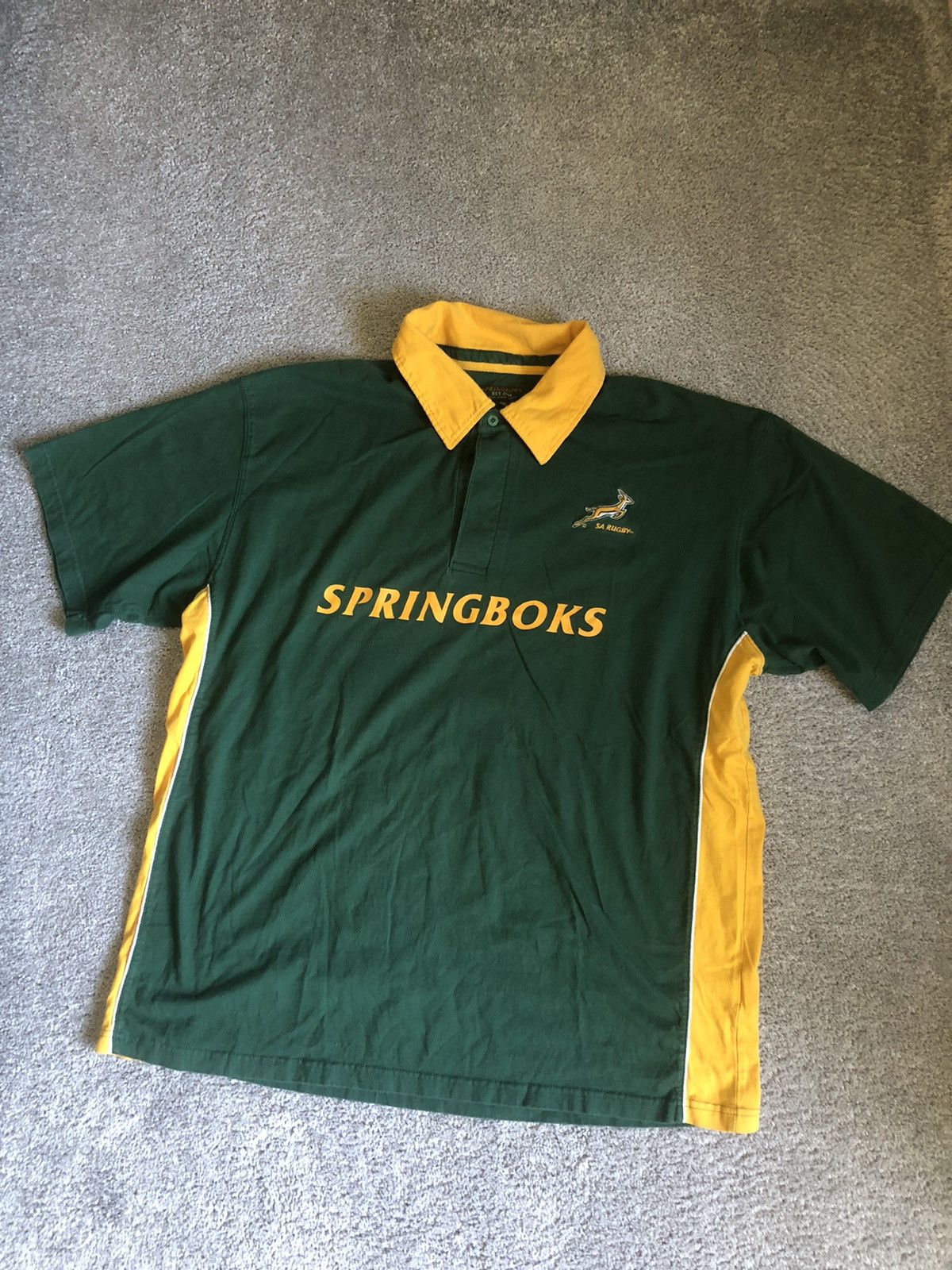 Rugby Ralph Lauren × Vintage SOUTH AFRICA SPRINGBOKS RUGBY SHIRT Size US XXL / EU 58 / 5 - 1 Thumbnail