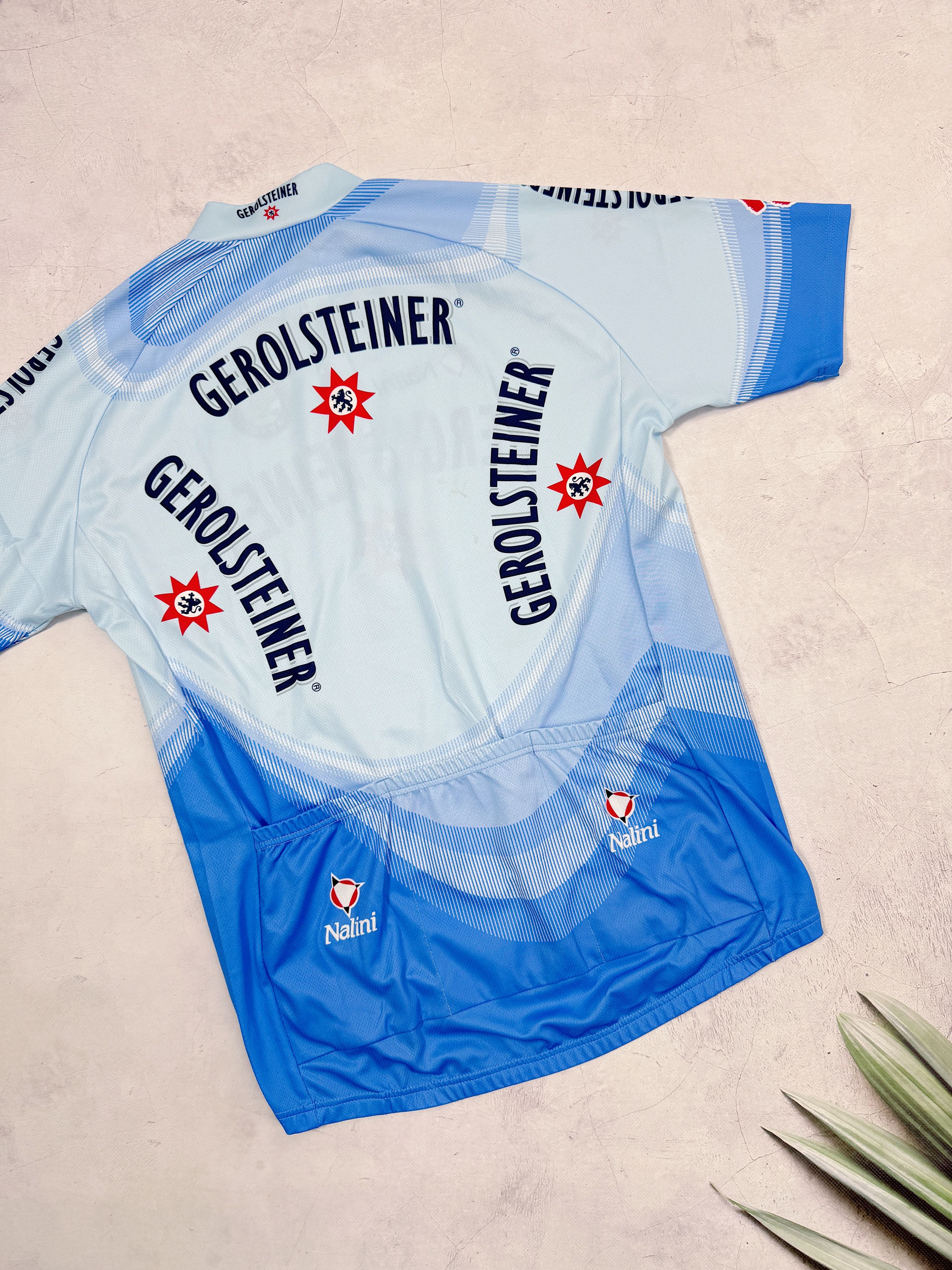 Vintage Vintage Nalini Cycling Jersey Gerolsteiner Skoda Uci Size US XL / EU 56 / 4 - 10 Thumbnail
