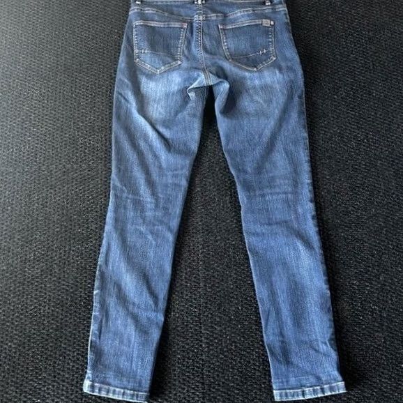 Vintage LL Bean Womens Jeans Blue Denim Straight Leg Medium Wash Stretch Pockets Size 4 Size 29" - 5 Thumbnail