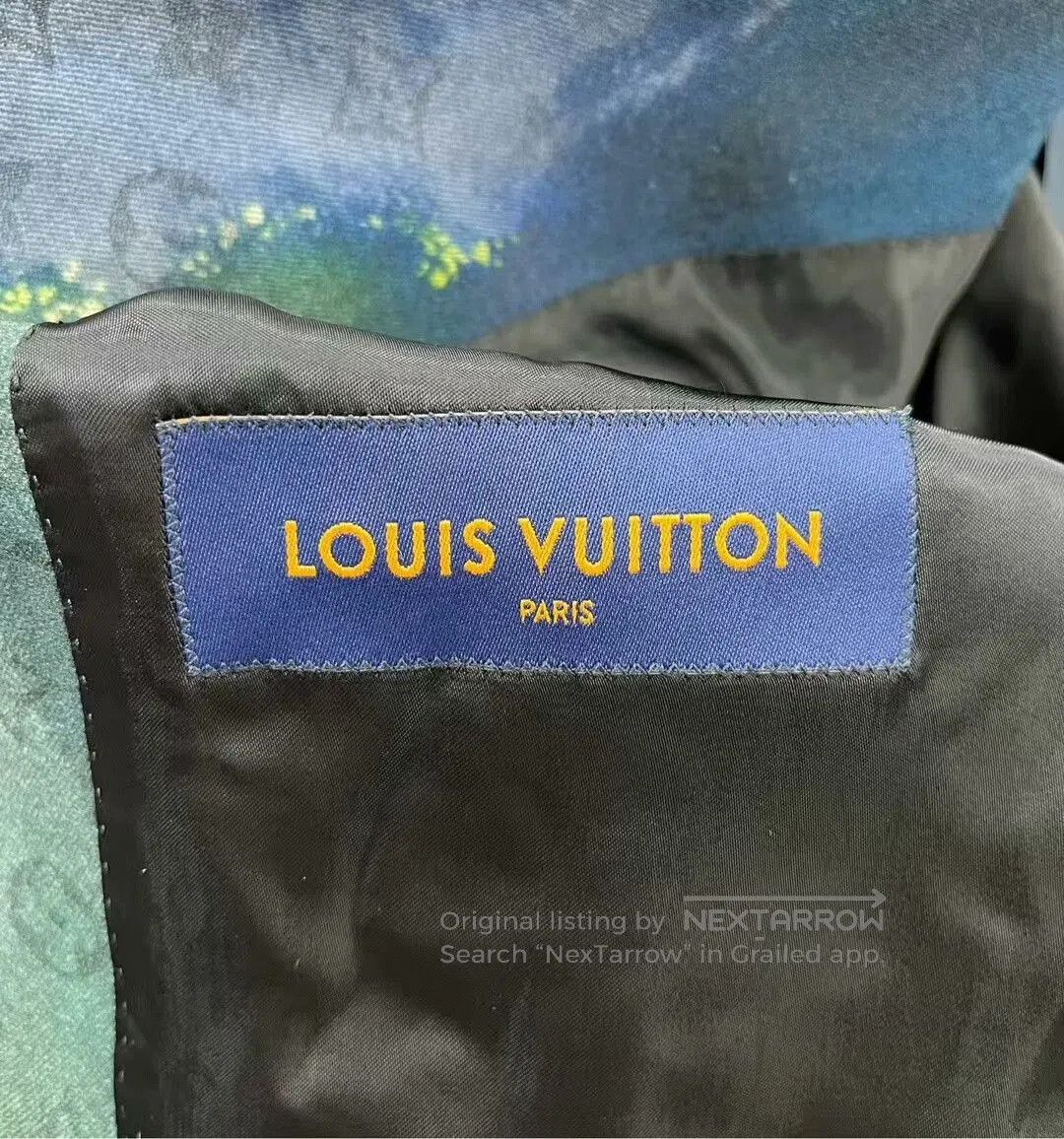 Louis Vuitton louis vuitton tie-dye logo blazer jacket. Size US L / EU 52-54 / 3 - 3 Thumbnail