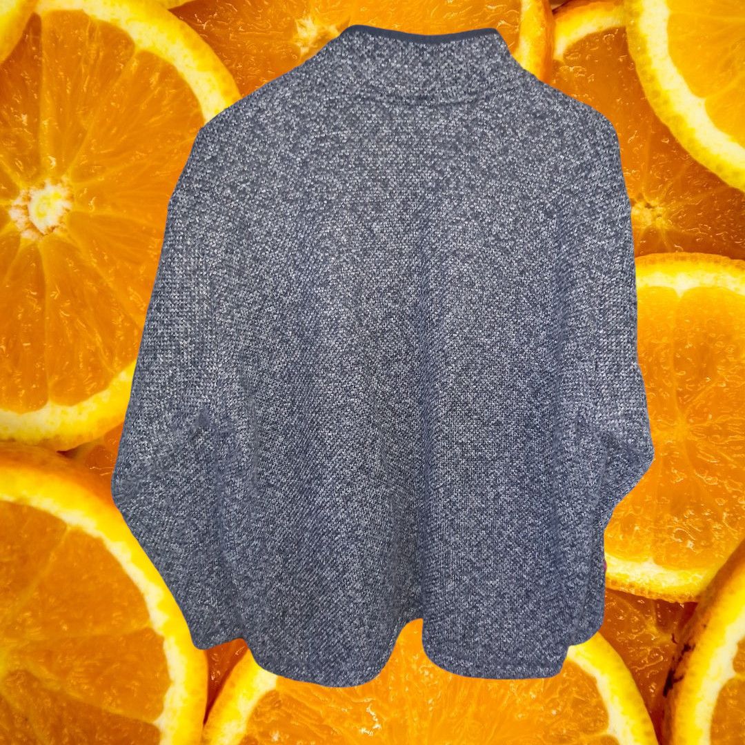 Orvis Orvis 1/4 Zip Gray Marled Sherpa Lined Sweater Size XL Size US XL / EU 56 / 4 - 8 Thumbnail