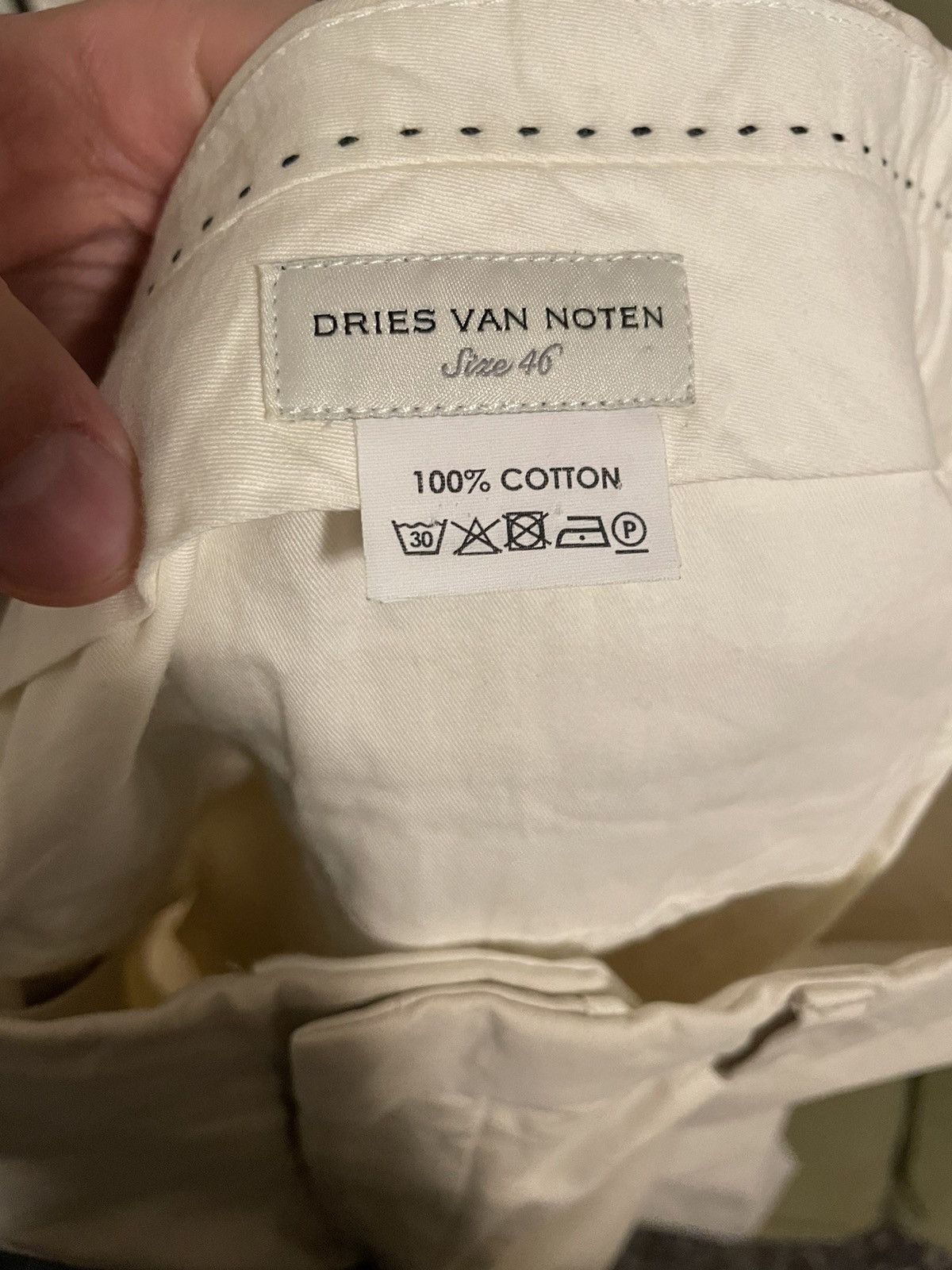 Dries Van Noten Sand / creme / offwhite pants Size US 30 / EU 46 - 7 Thumbnail