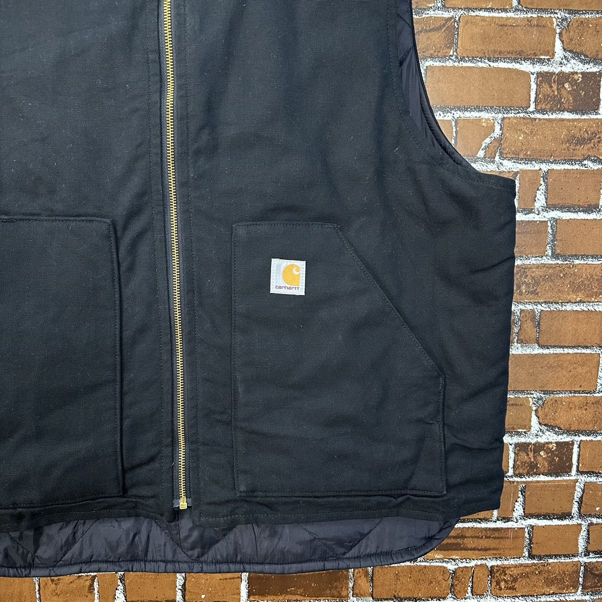 Carhartt Vintage Carhartt Canvas Black Vest Z164 Size US XL / EU 56 / 4 - 3 Thumbnail