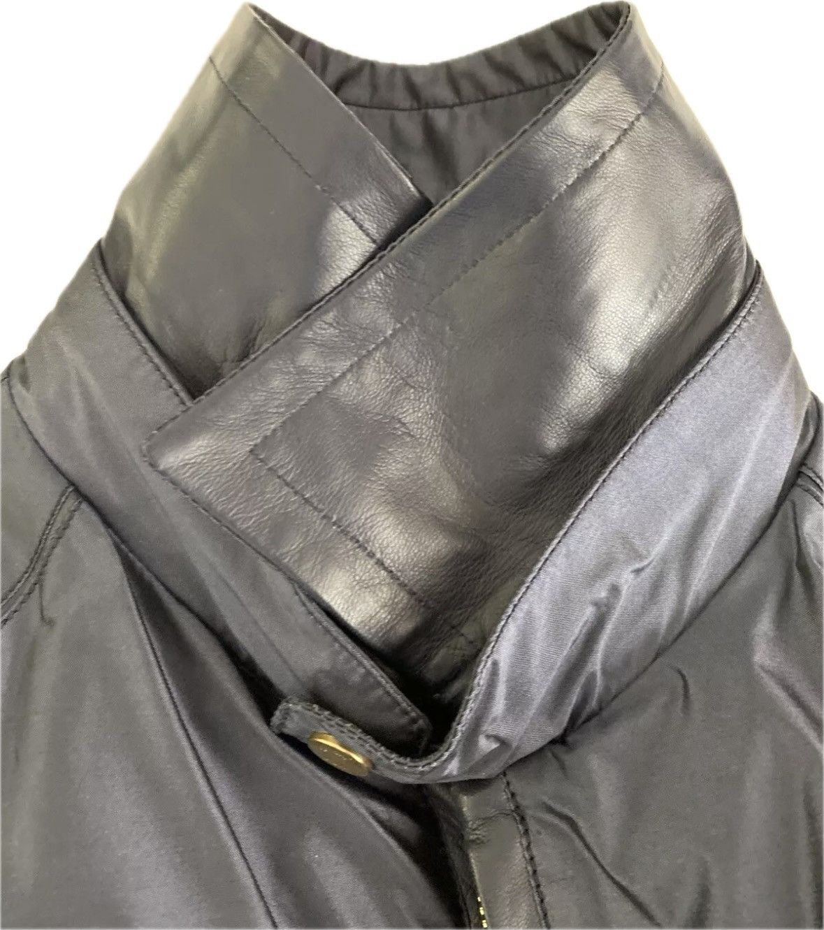 Brioni Brioni Jacket With Leather Trim Size US L / EU 52-54 / 3 - 3 Thumbnail