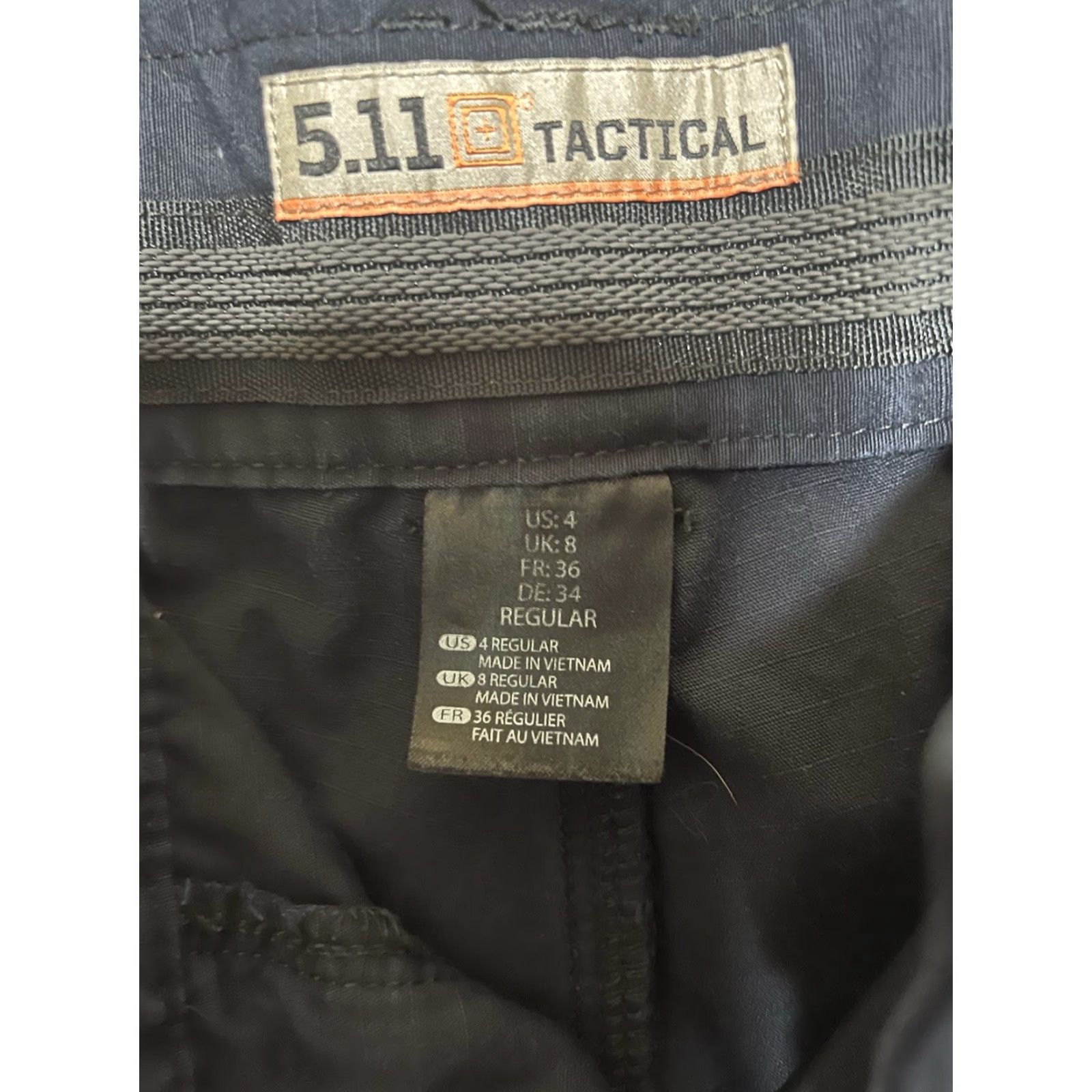 Vintage 5.11 Tactical Womens Cargo Pants Size 4 Blue Adults Regular Pants Womens 5.11 Blueprint? Size 27" / US 4 / IT 40 - 3 Thumbnail