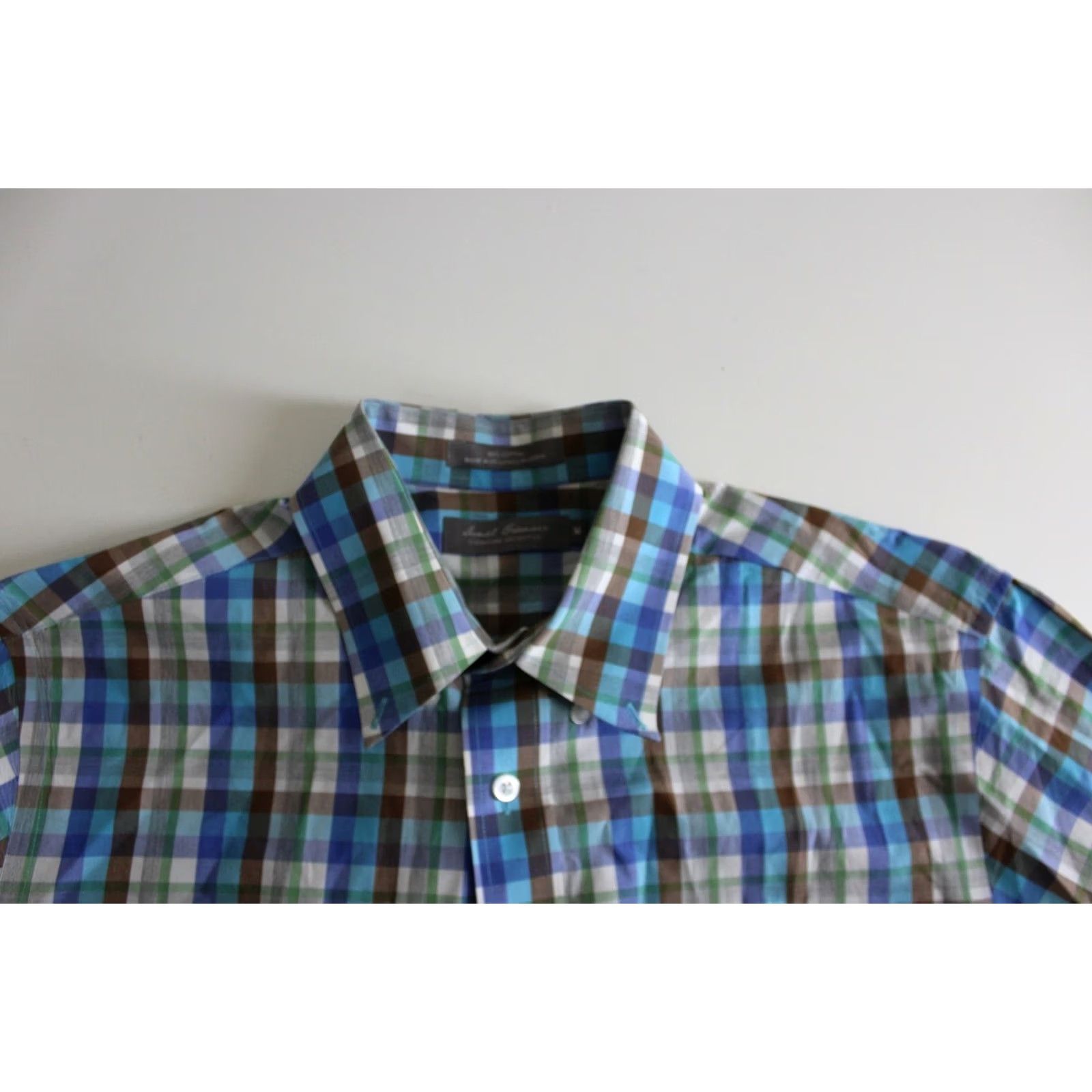 Cremieux Daniel Cremieux Multi Color Plaid Pocket SHORT SLEEVE BUTTON UP SHIRT Medium Size US M / EU 48-50 / 2 - 2 Thumbnail
