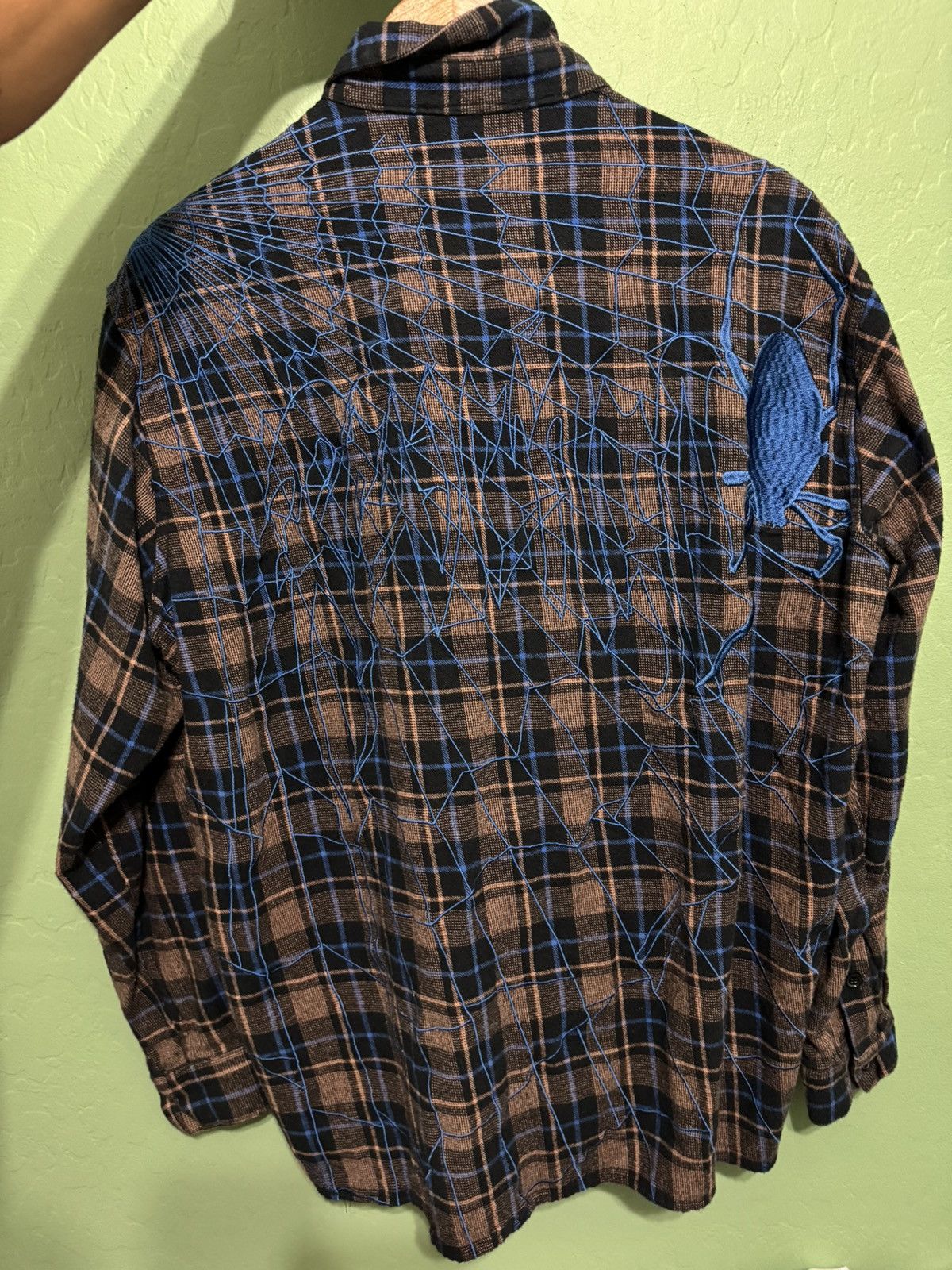 Revenge Revenge spider web flannel Size US L / EU 52-54 / 3 - 2 Thumbnail