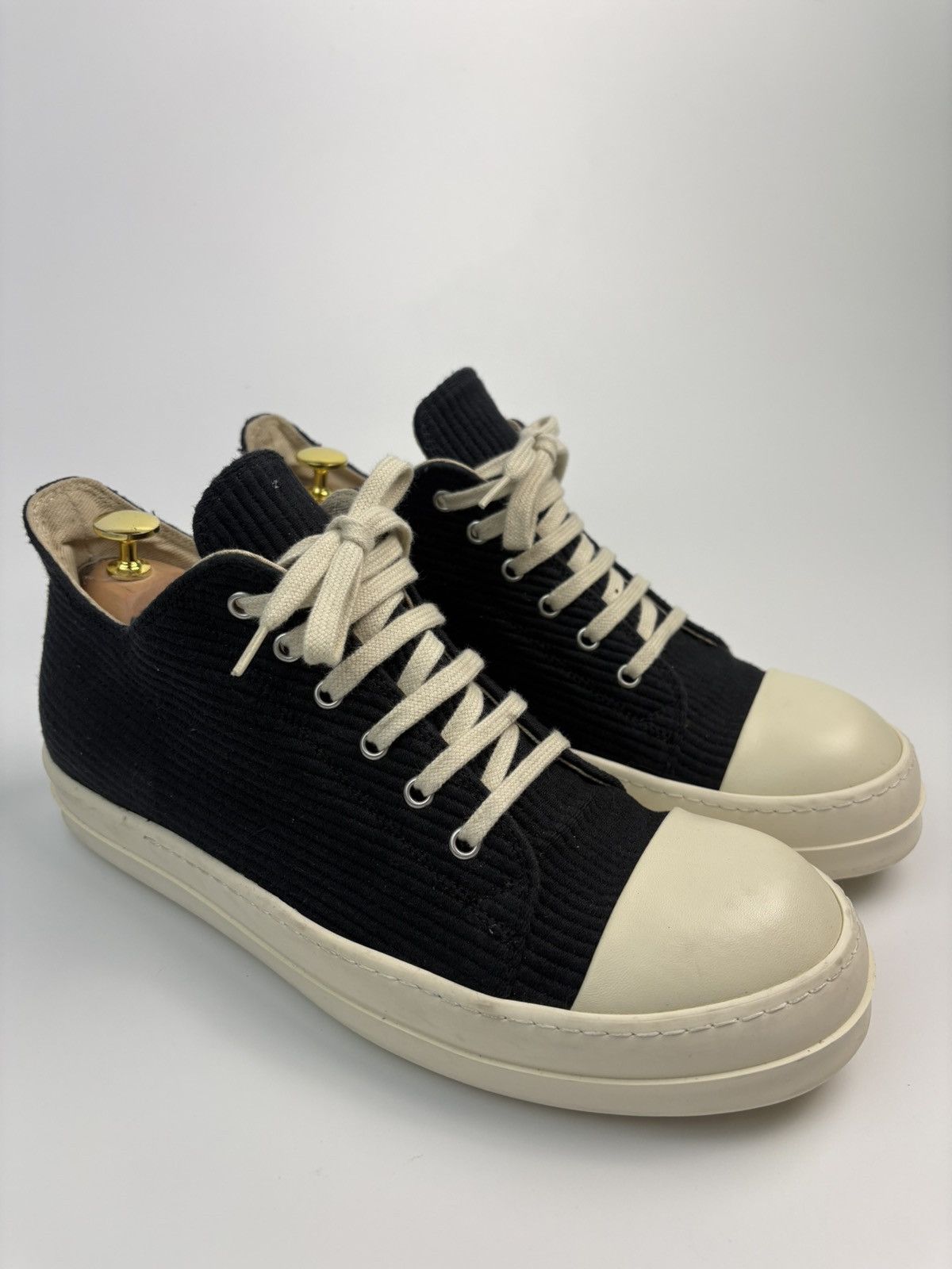 Rick Owens Corduroy Ramones Size US 9 / EU 42 - 1 Thumbnail
