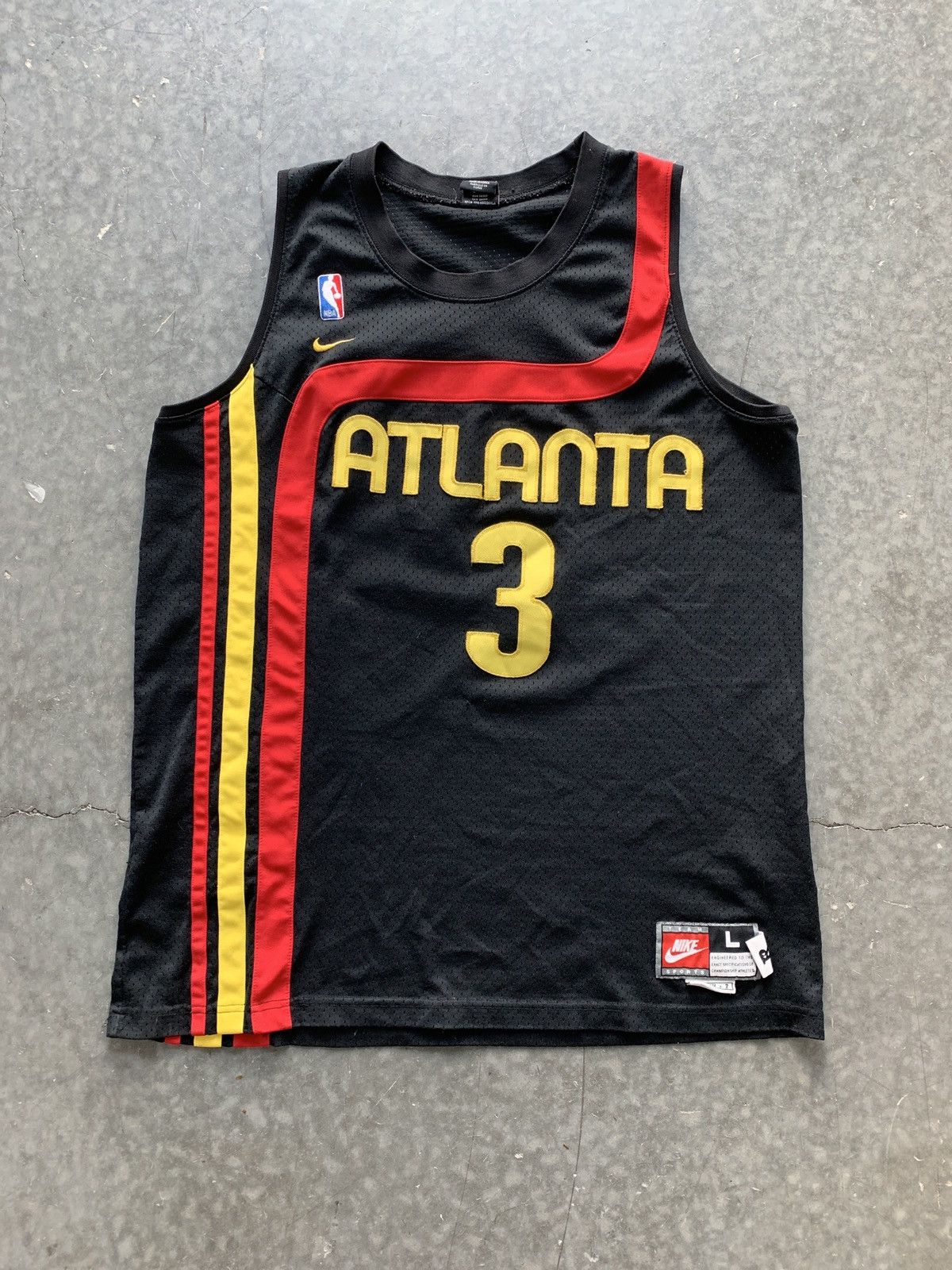 Nike Vintage Atlanta Hawks Basketball Shooting Jersey Size L Authentic  Warmup | Grailed