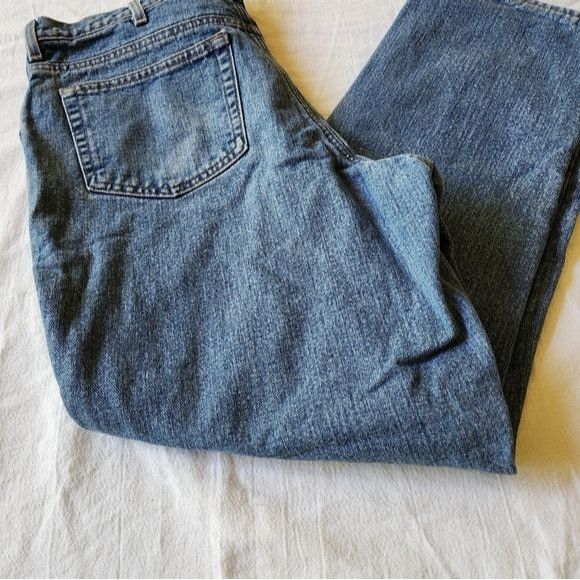 Vintage Lands' End Flannel Lined Sz 36 x 30 Warm Winter Pocketed Jea Size US 36 / EU 52 - 10 Thumbnail