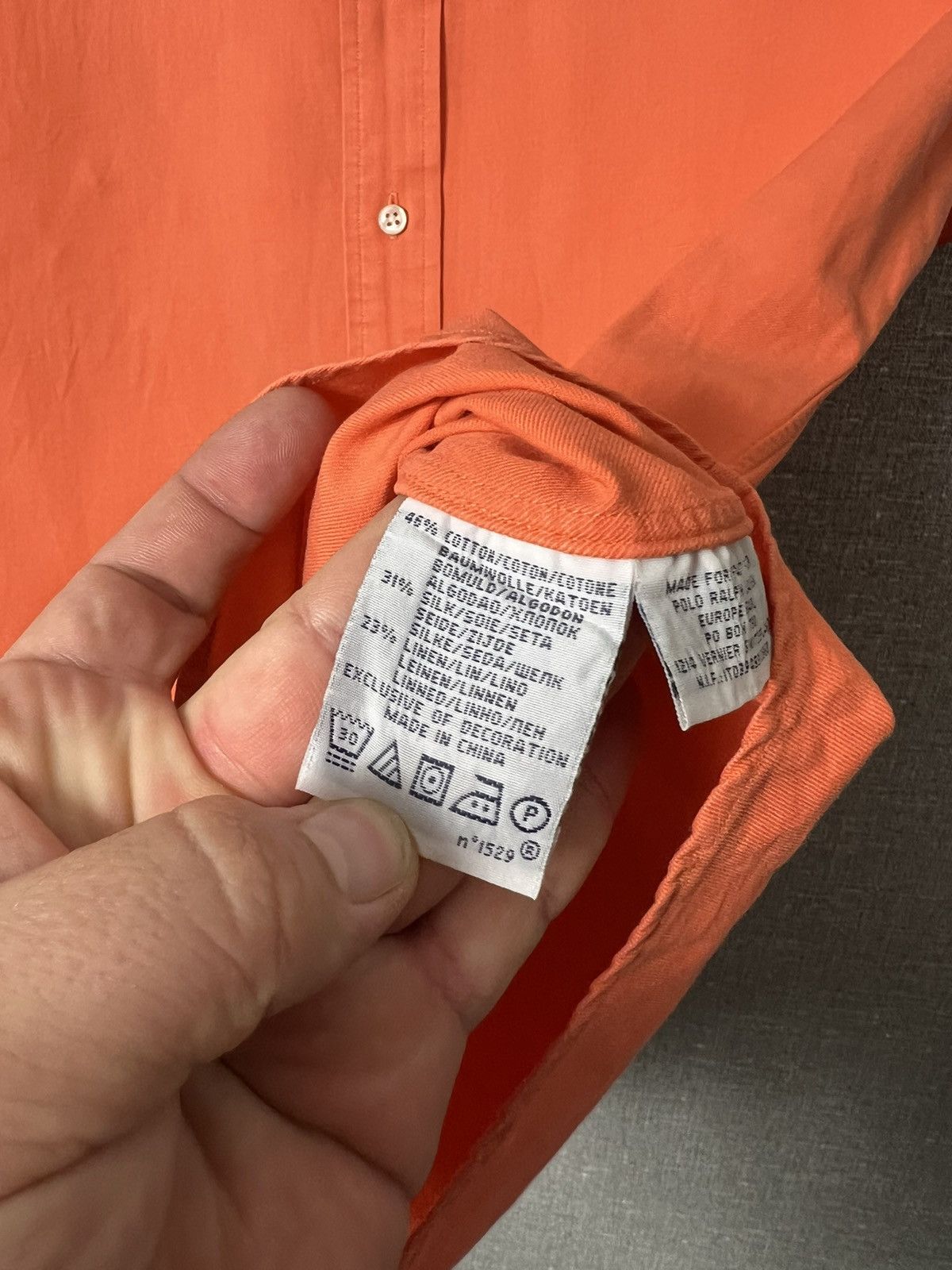 Polo Ralph Lauren Vintage Ralph Lauren Cotton/Silk/Linen Short Sleeve Shirt Size US L / EU 52-54 / 3 - 11 Thumbnail