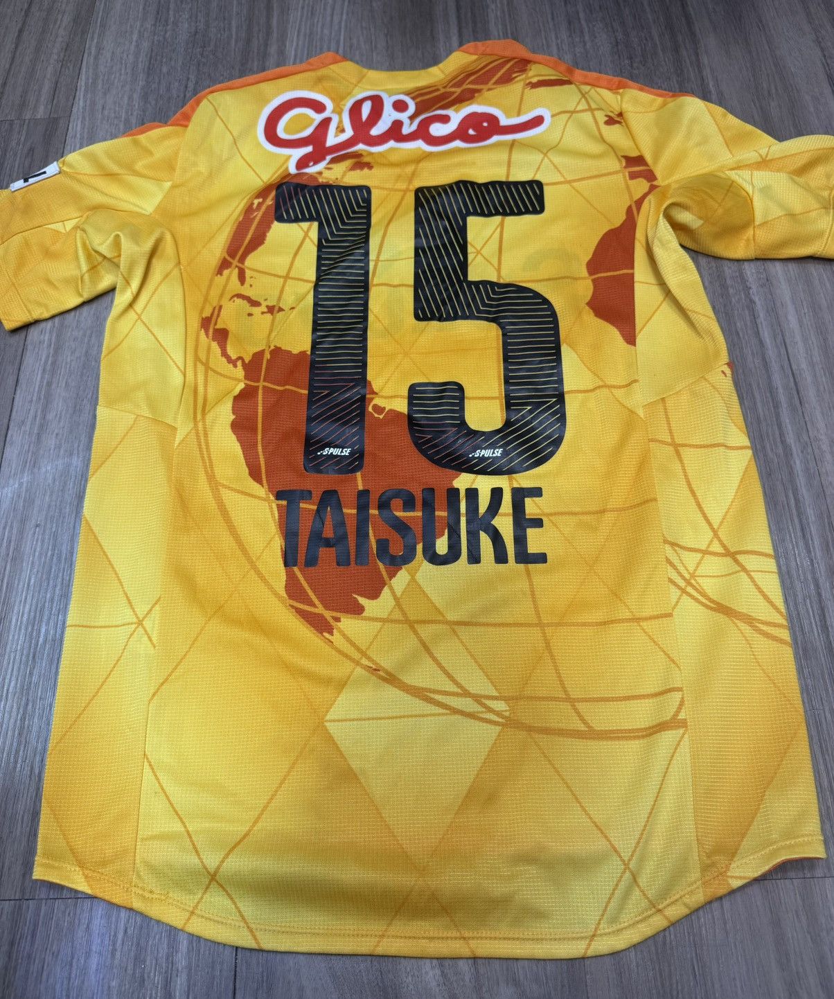Japanese Brand × Puma S-Pulse 2016 home shirt #15 Taisuke Size US S / EU 44-46 / 1 - 2 Thumbnail