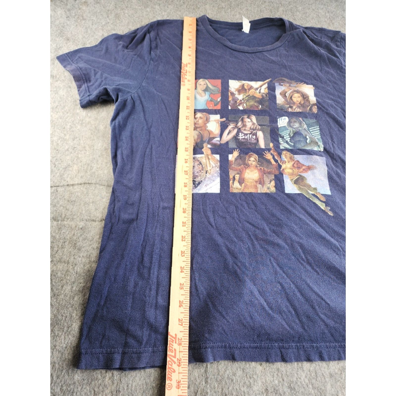 Vintage VINTAGE Buffy The Vampire Slayer Shirt 2XL Black Y2K Faded Distressed T-Shirt Unisex Adults 90s Slim? Size XL / US 12-14 / IT 48-50 - 6 Thumbnail