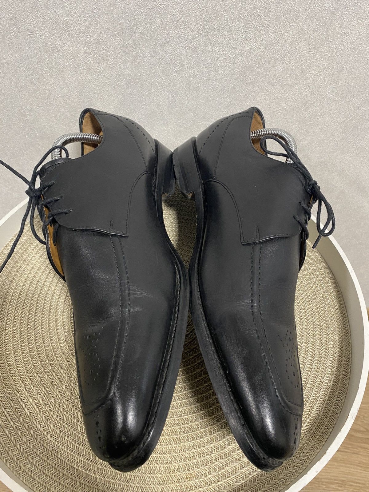 Floris van Bommel Van Bommel Split-toe Black Leather Derby Shoes Size US 11 / EU 44 - 10 Thumbnail