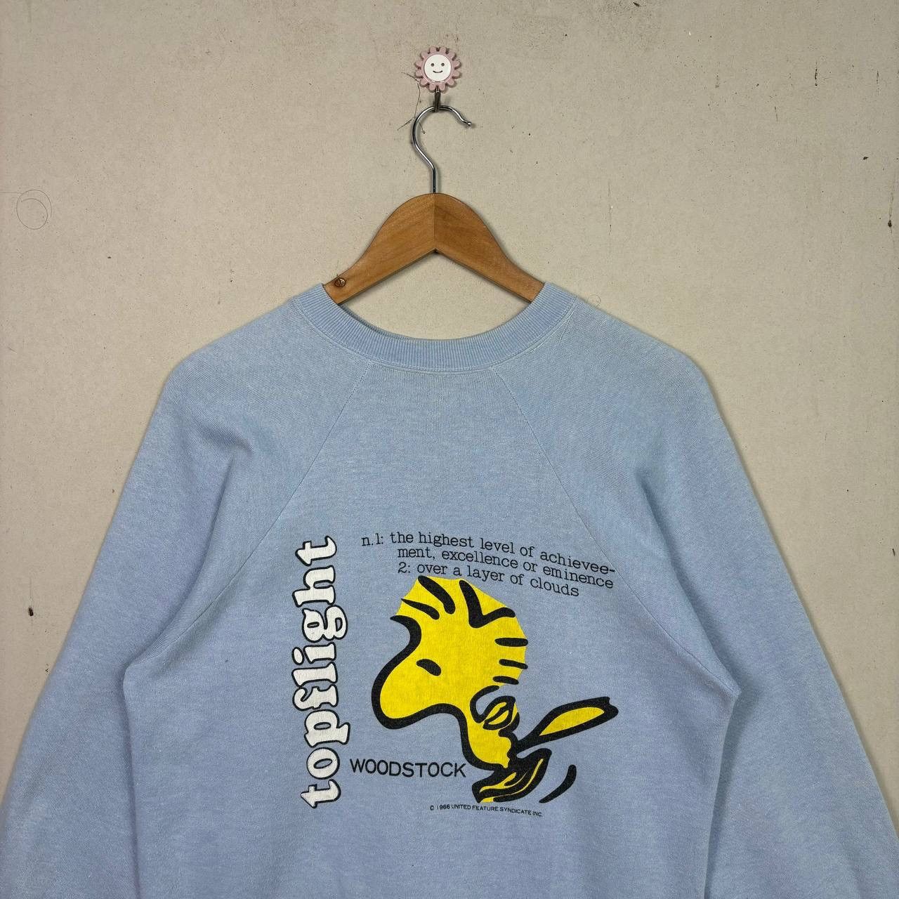 Peanuts Vtg 80s Peanuts Woodstock Sweatshirt L Baby Blue Raglan USA Size US M / EU 48-50 / 2 - 3 Thumbnail