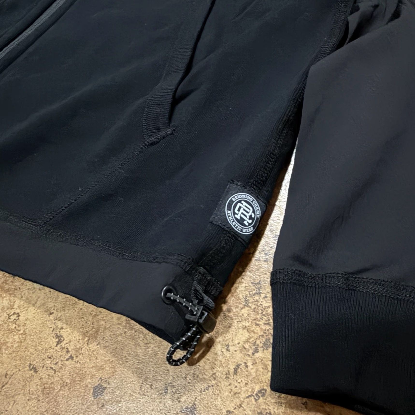Reigning Champ Reigning Champ Jacket Mens S Black Bomber Full Zip Pockets Casual City Designer - 90s? Size US S / EU 44-46 / 1 - 5 Thumbnail
