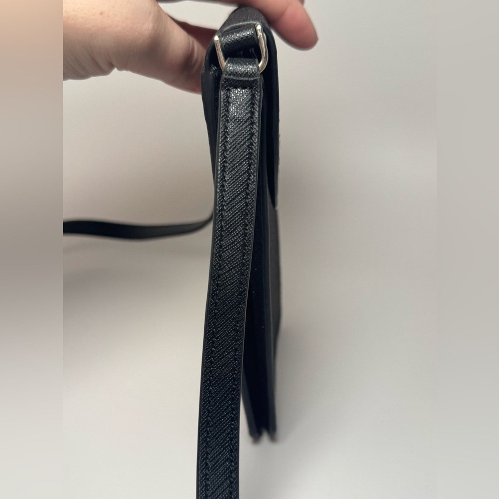Kate Spade Kate Spade Cameron North South Black Glitter Phone Crossbody Size ONE SIZE - 4 Thumbnail