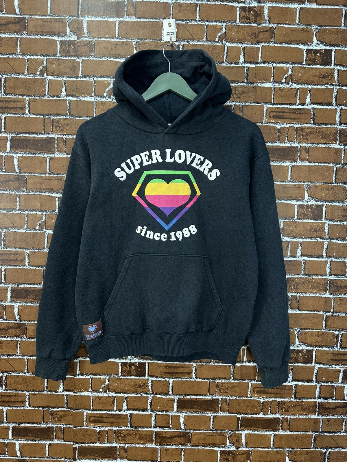Super Lovers Super Lovers Japan Faded Washed Hoodie Z309 Size US M / EU 48-50 / 2 - 1 Thumbnail