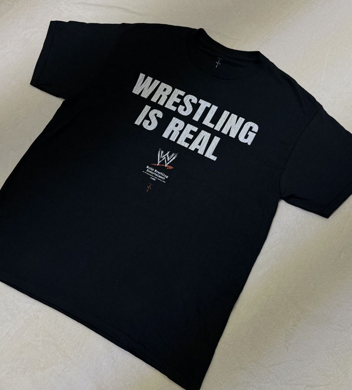 Travis Scott × WWE Travis Scott Cactus Jack T-Shirt Size US L / EU 52-54 / 3 - 1 Thumbnail