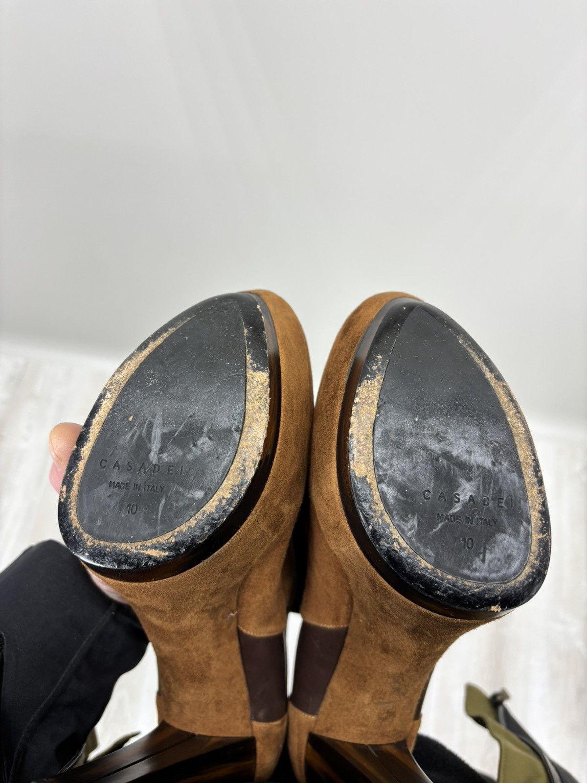 Casadei Womens heels Casadei Size 10 Color Brown Size US 10 / IT 40 - 11 Thumbnail