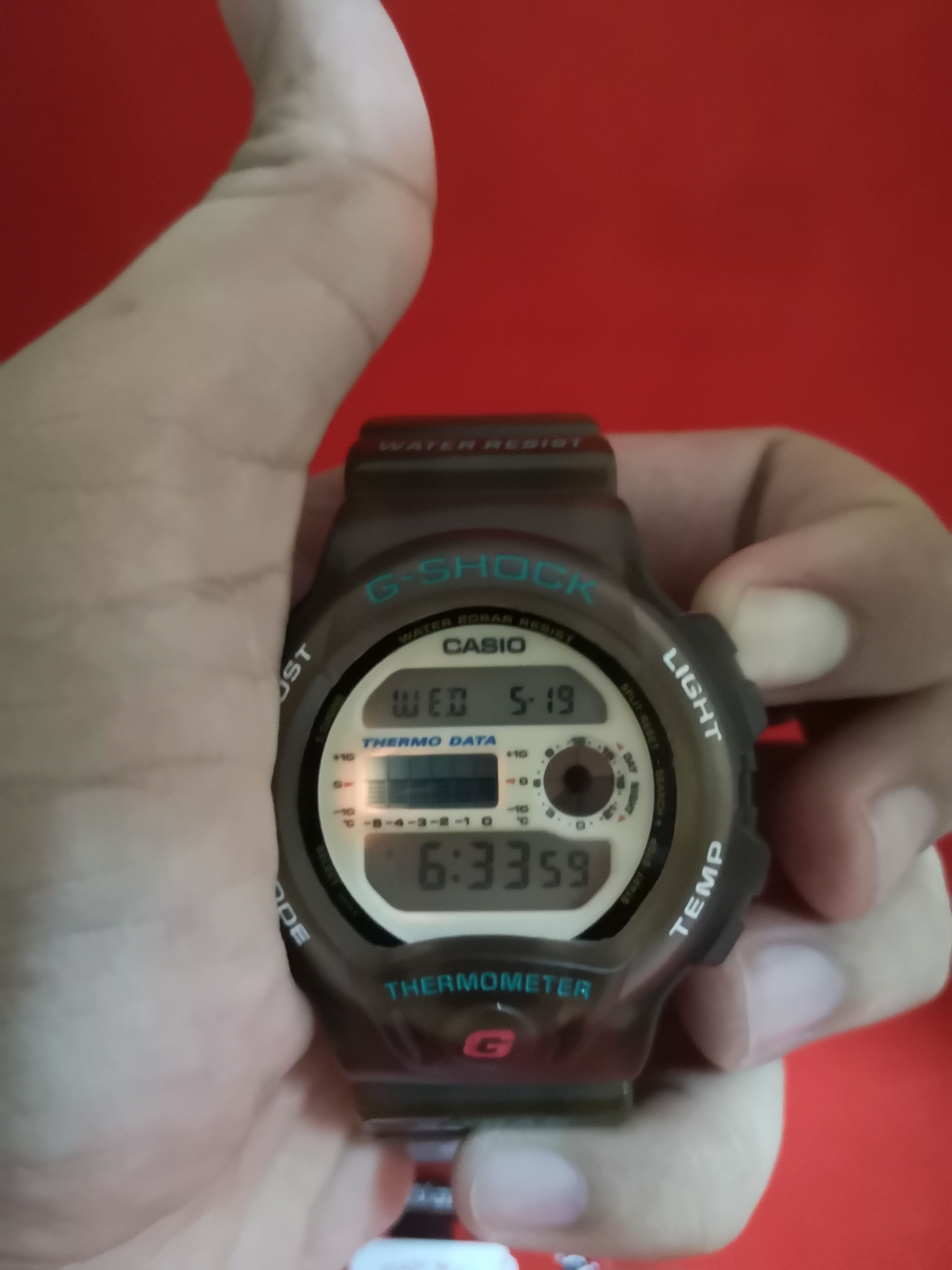 G Shock Vintage G-Shock DW- 6100 Thermometer Size ONE SIZE - 3 Thumbnail