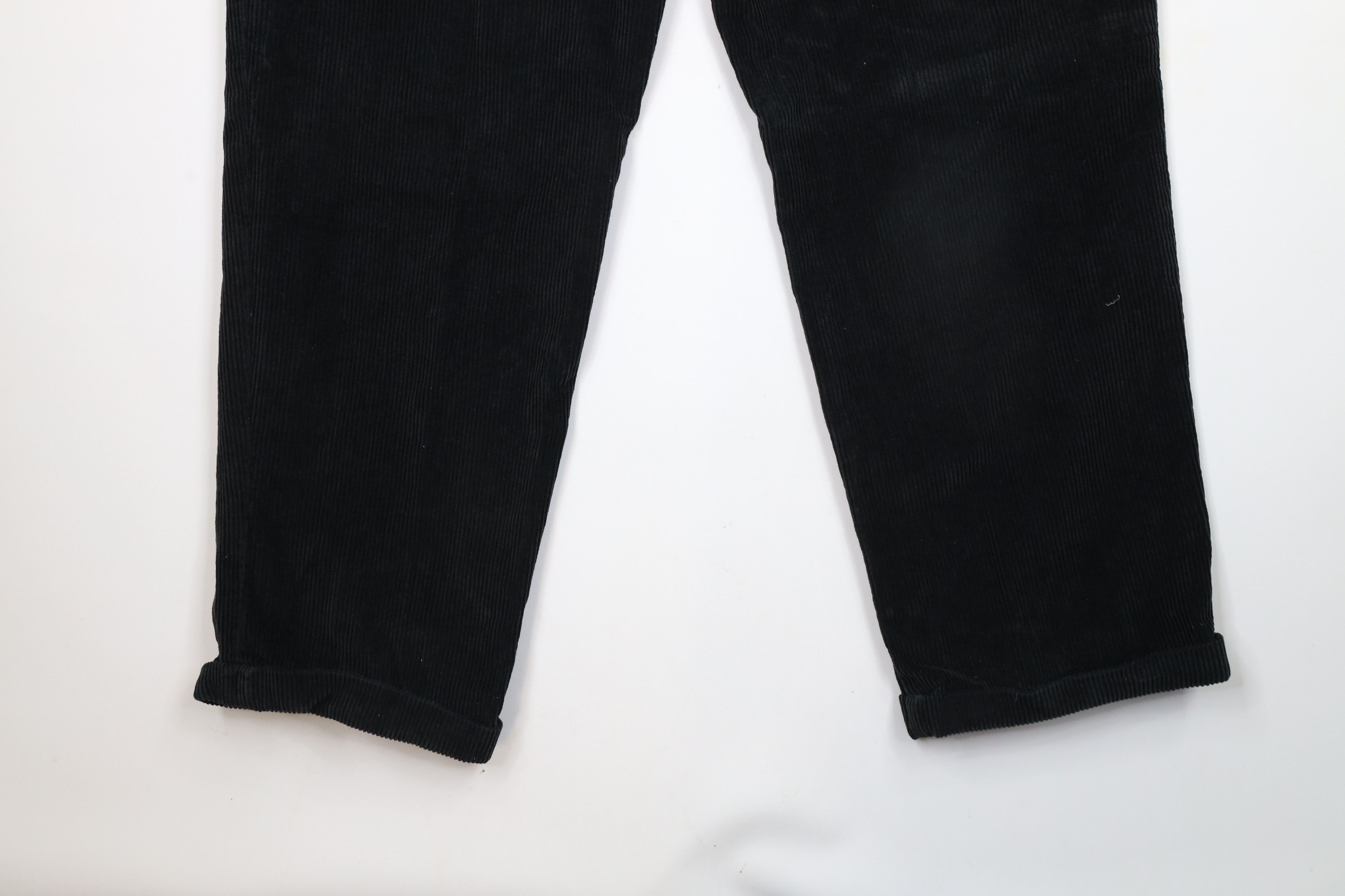 Brooks Brothers × Vintage Vintage 90s Brooks Brothers Wide Leg Corduroy Pants Black Size US 38 / EU 54 - 10 Thumbnail