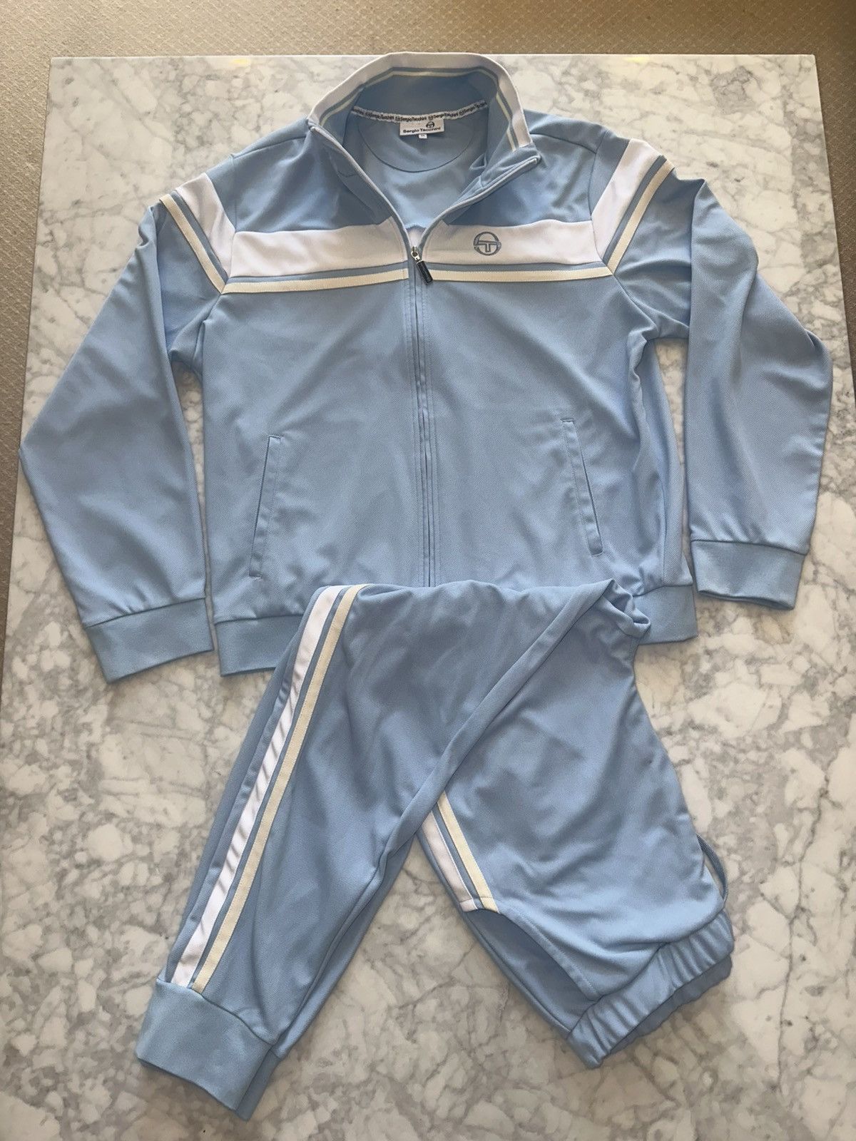 Sergio Tacchini Sergio Tacchini x Special Edition Tracksuit — UNC Blue Size US XXL / EU 58 / 5 - 1 Thumbnail