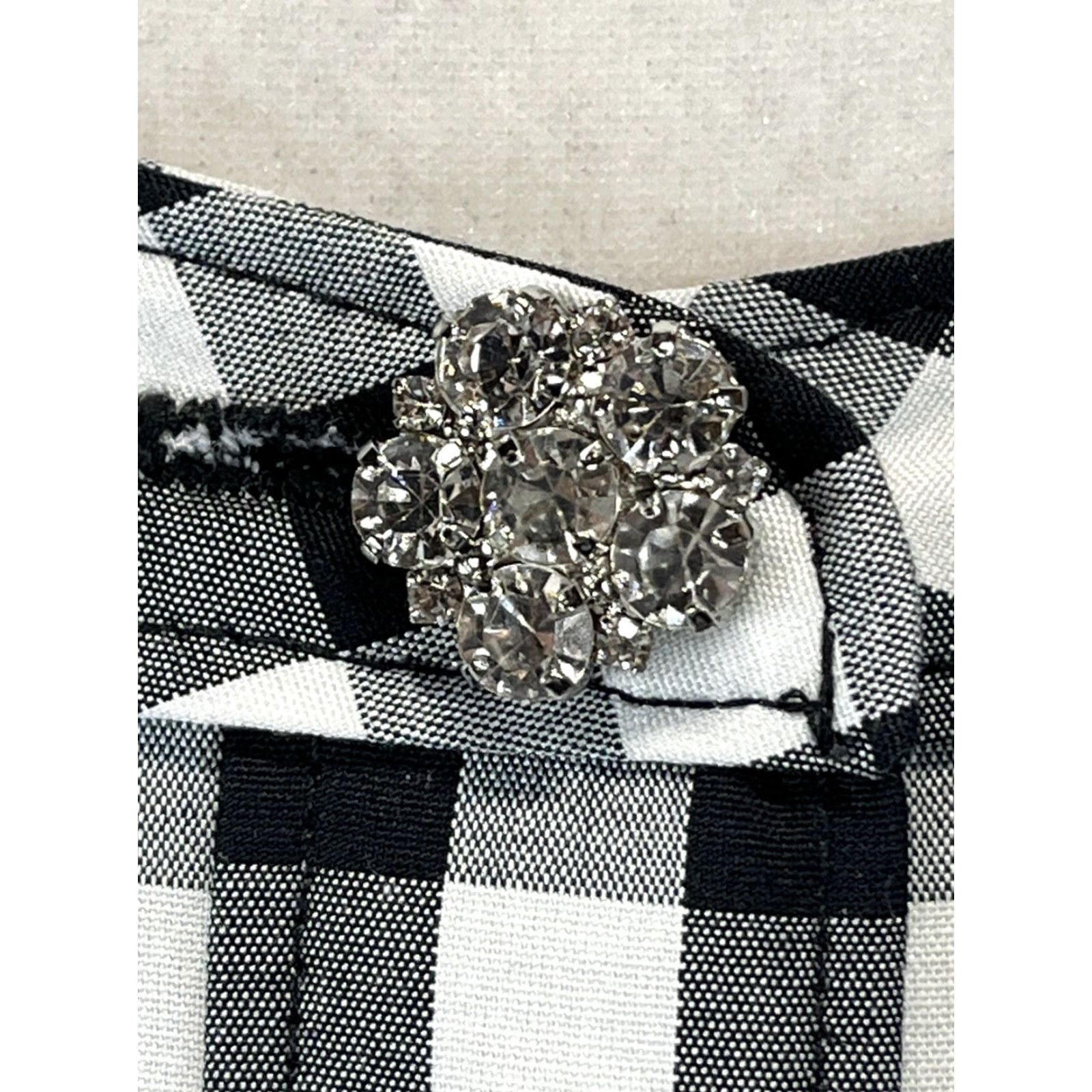 Talbots Talbots Tunic Shirt 2X Plus Bling Buttons Womens Long Sleeve Black White Gingham Tunic Top Women Size XXL / US 16-18 / IT 52-54 - 6 Thumbnail