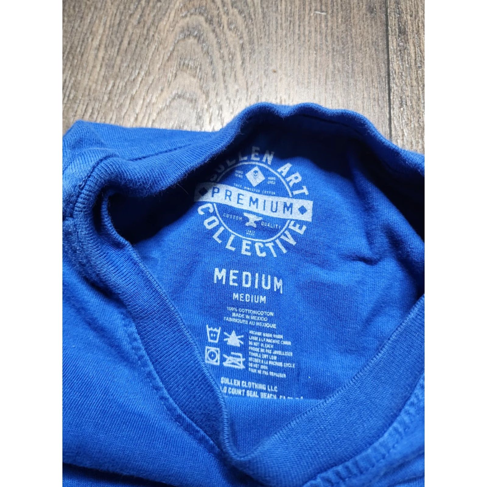 Vintage Vintage Sullen Men’s T-Shirt 100% Cotton Short Sleeve Crew Neck Tattoo Art Graphic Blue Large Size US M / EU 48-50 / 2 - 4 Thumbnail