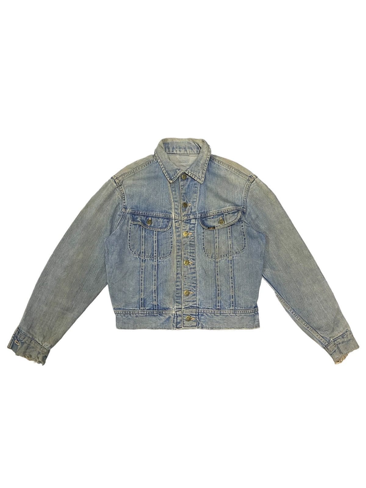 Lee Vintage 80s Lee Rider Denim Jacket Jeans Size US M / EU 48-50 / 2 - 1 Thumbnail