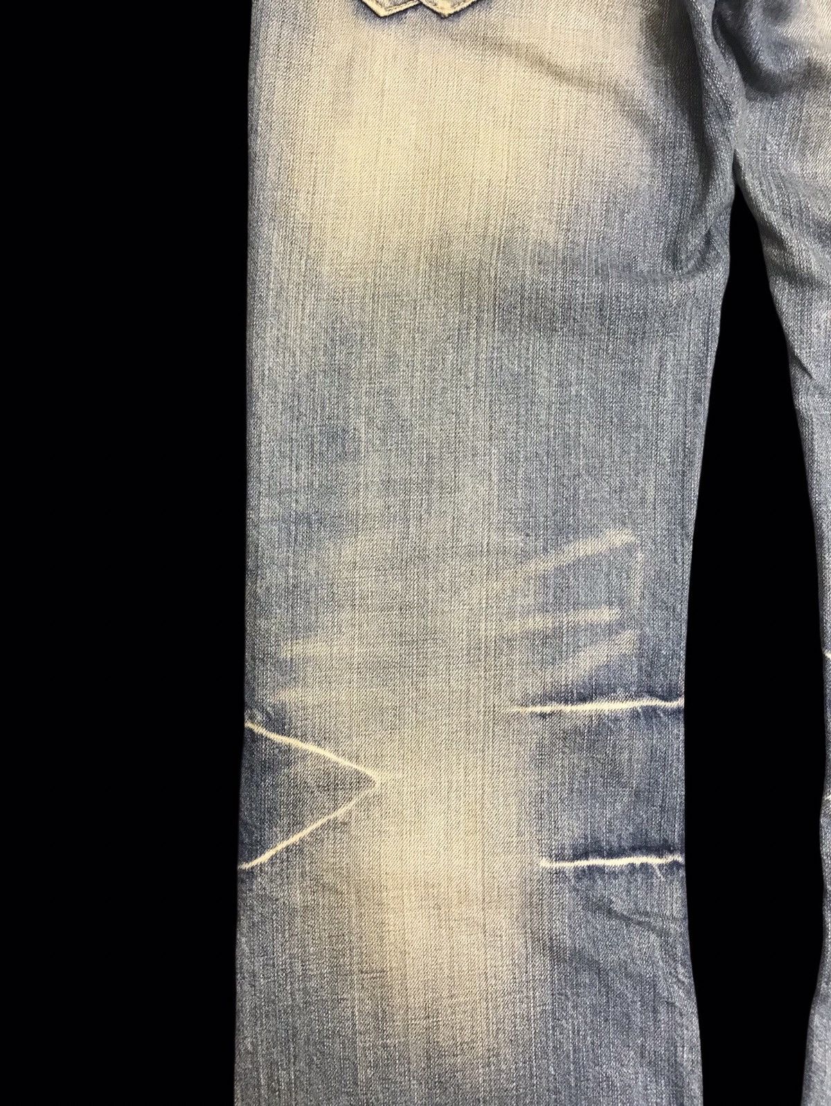 Japanese Brand 💥FLARE💥NCFM Japan Design Seditionari Fade Flare Denim F108 Size US 34 / EU 50 - 16 Thumbnail